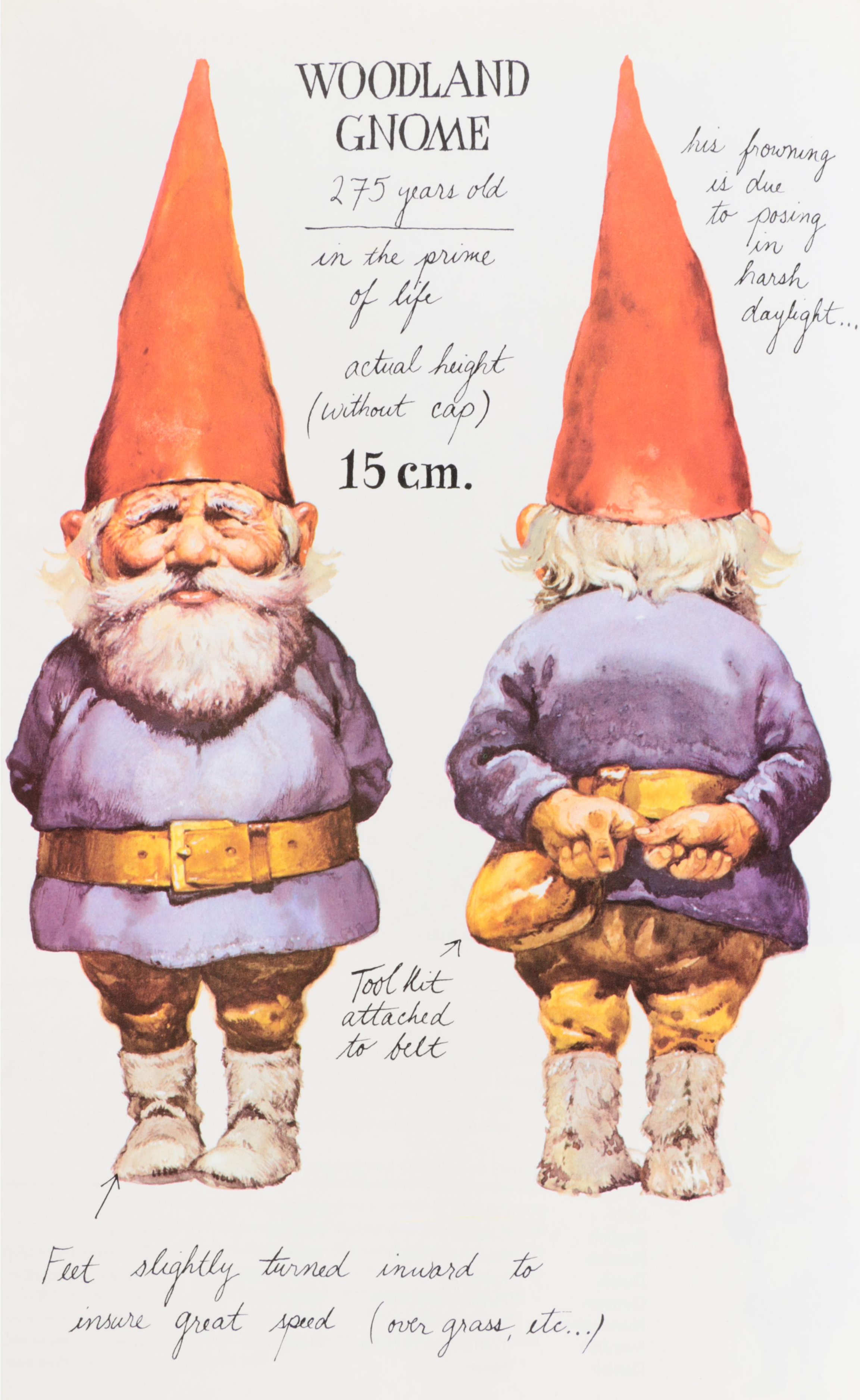 Rien Poortvliet Illustrated "Gnomes" by Wil Huygen, 1977