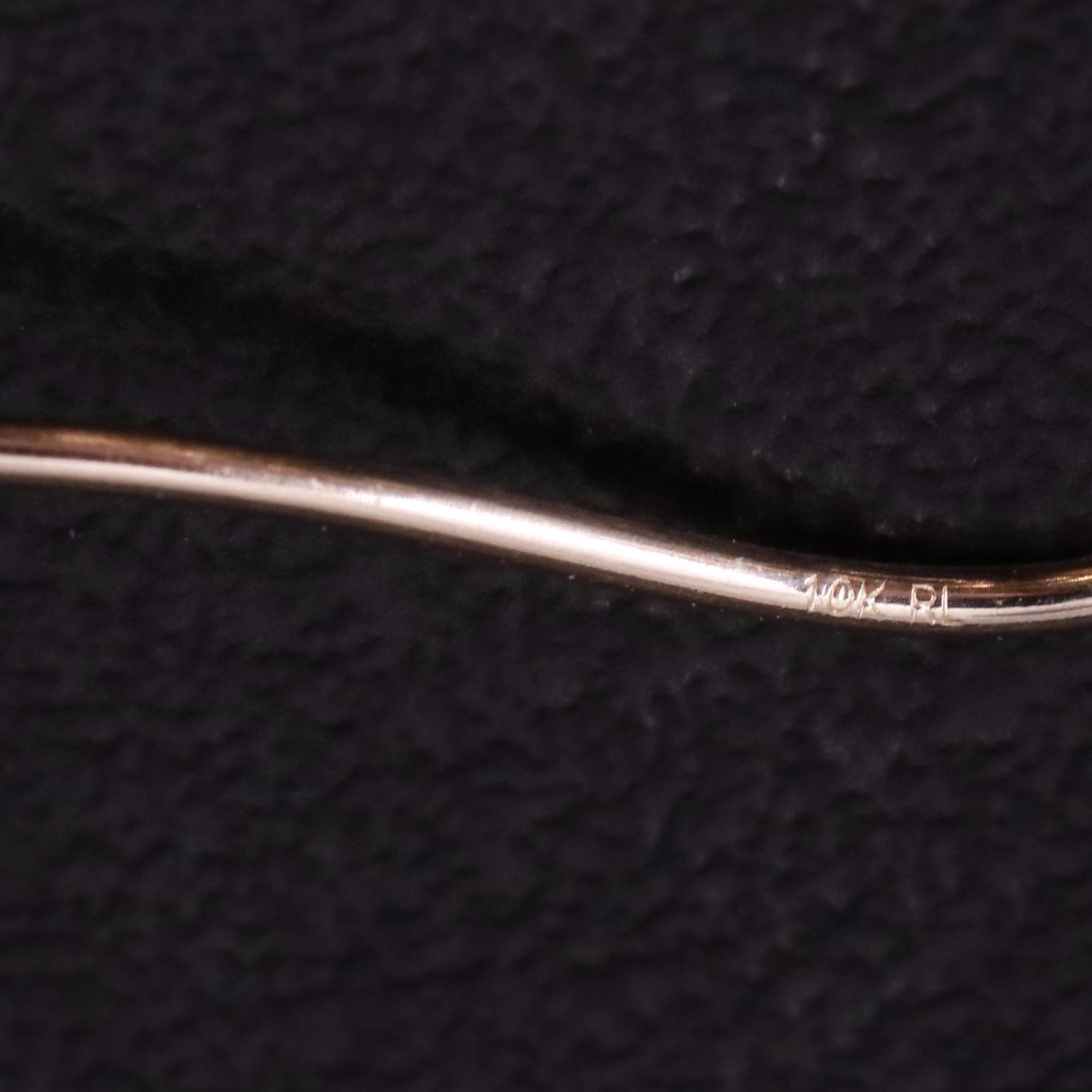 10K Circular Drop Earrings