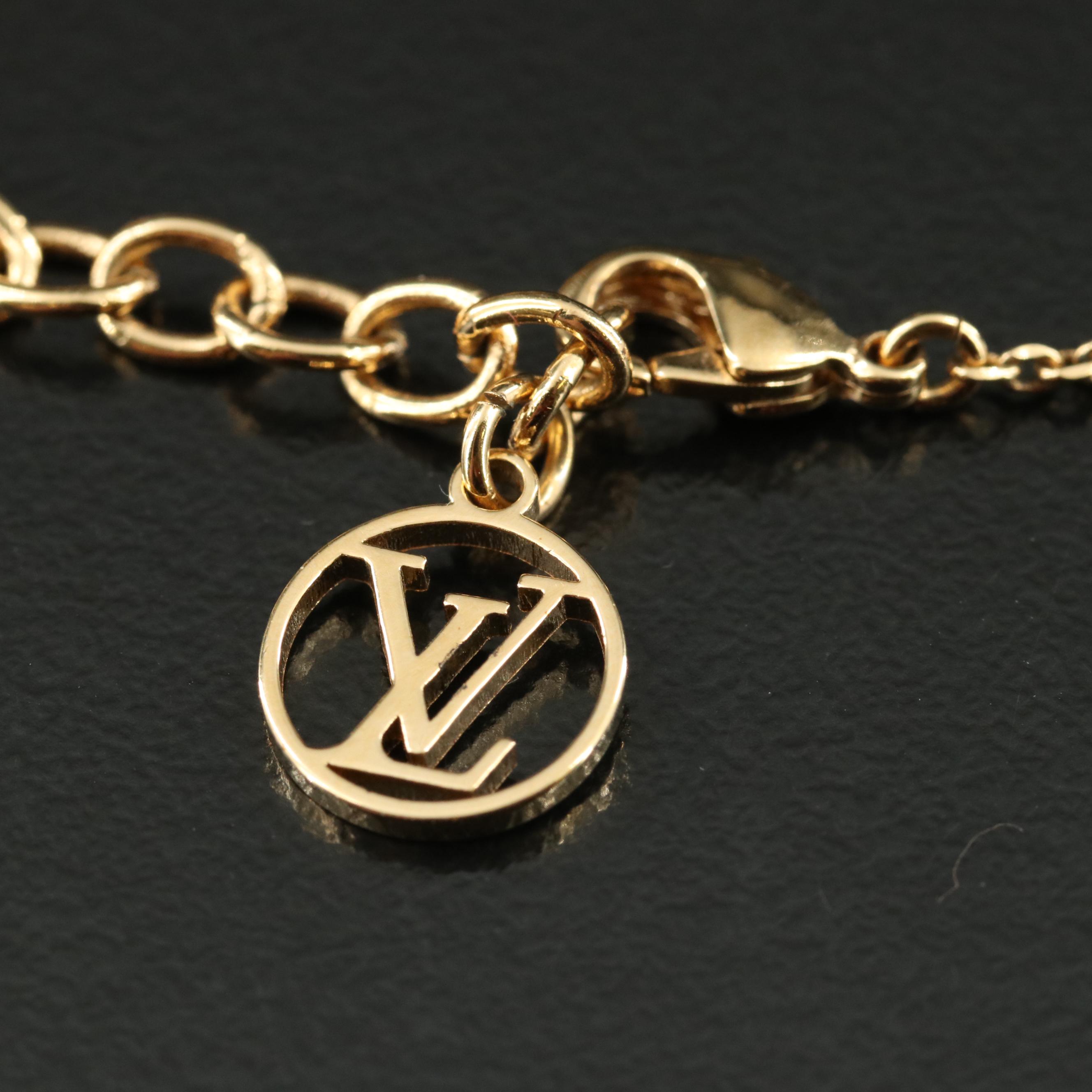 Louis Vuitton "LV and Me" "H" Initial Necklace