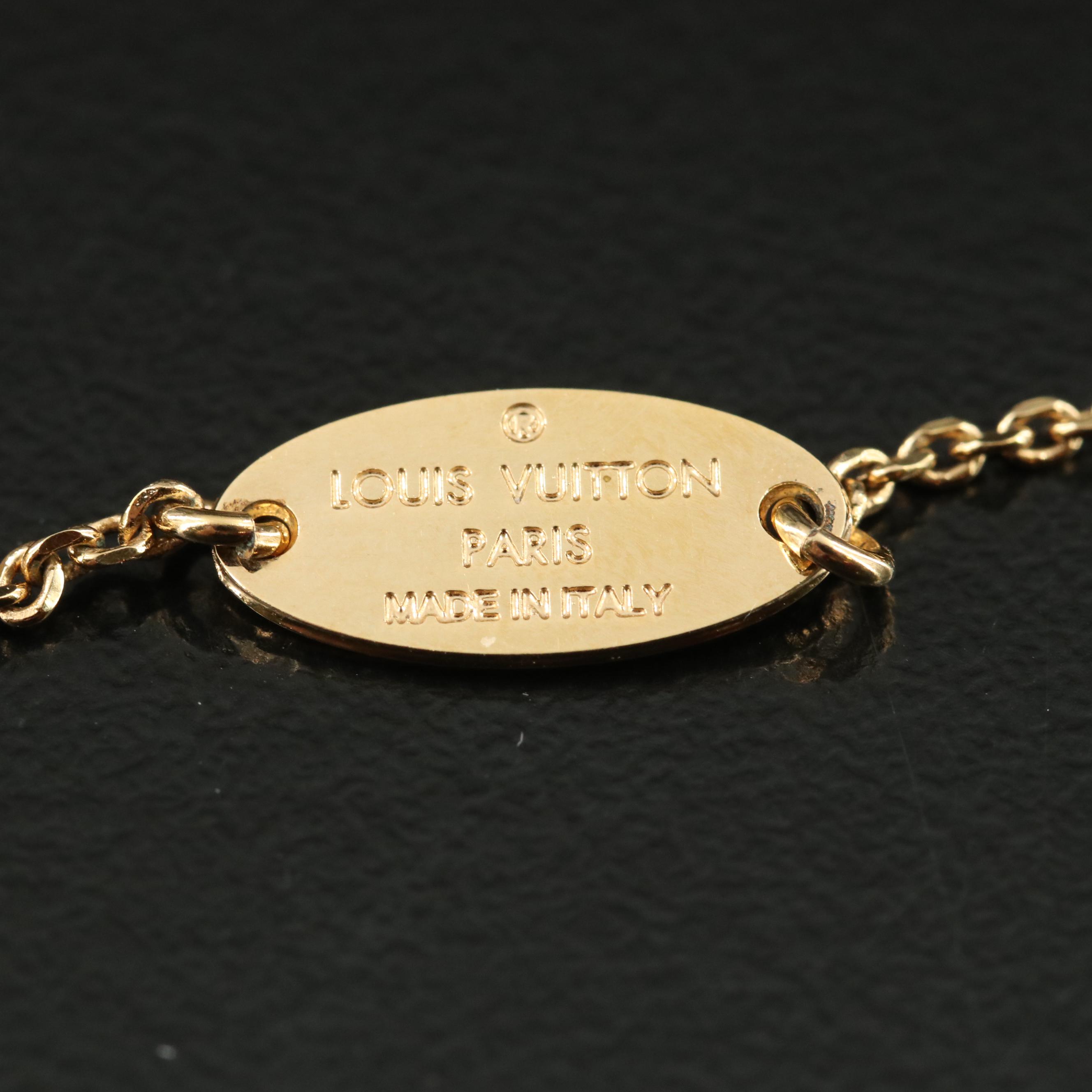 Louis Vuitton "LV and Me" "H" Initial Necklace