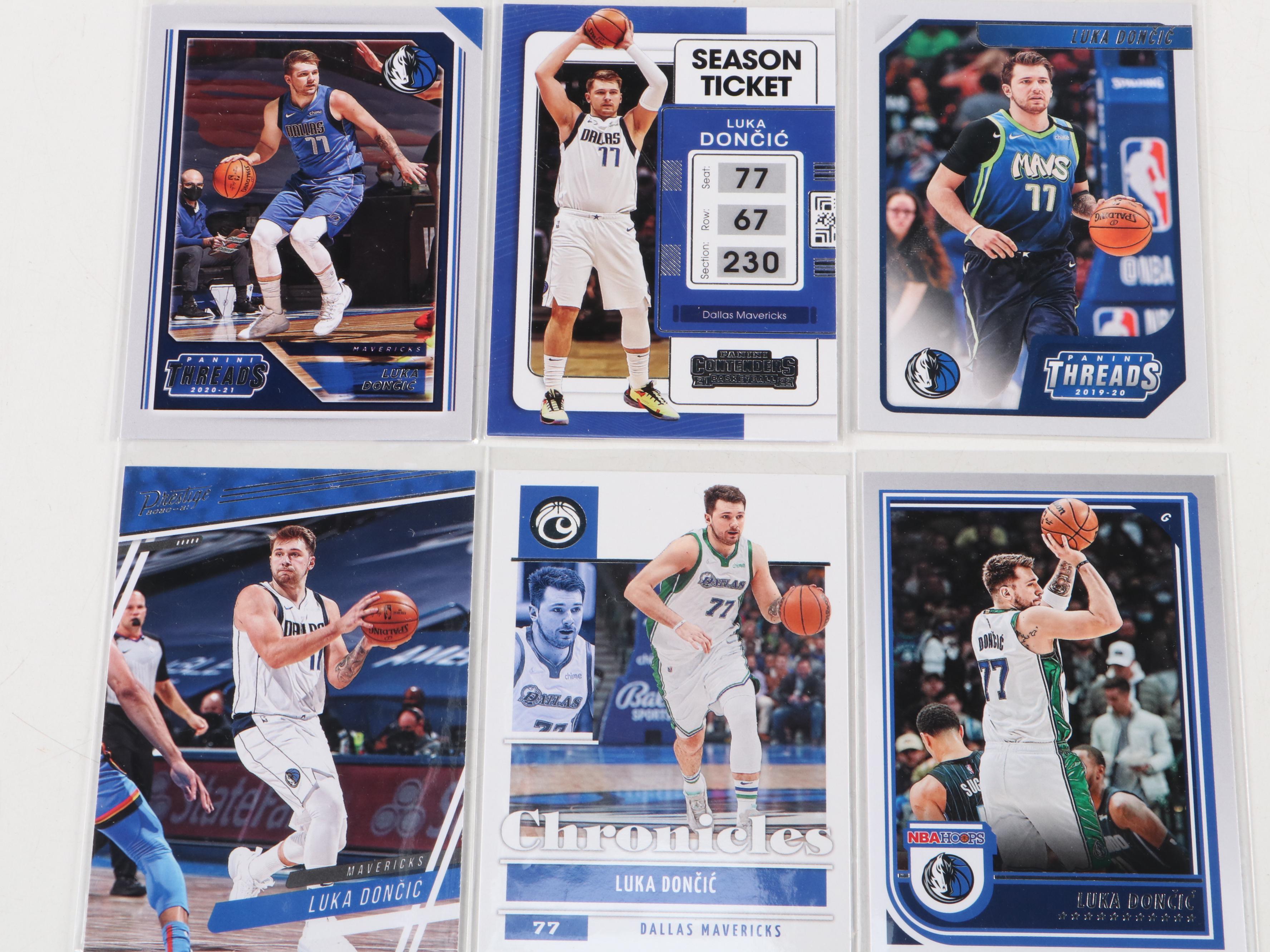 2018-19 Donruss Luka Dončić Rated Rookie with Other Basketball Cards