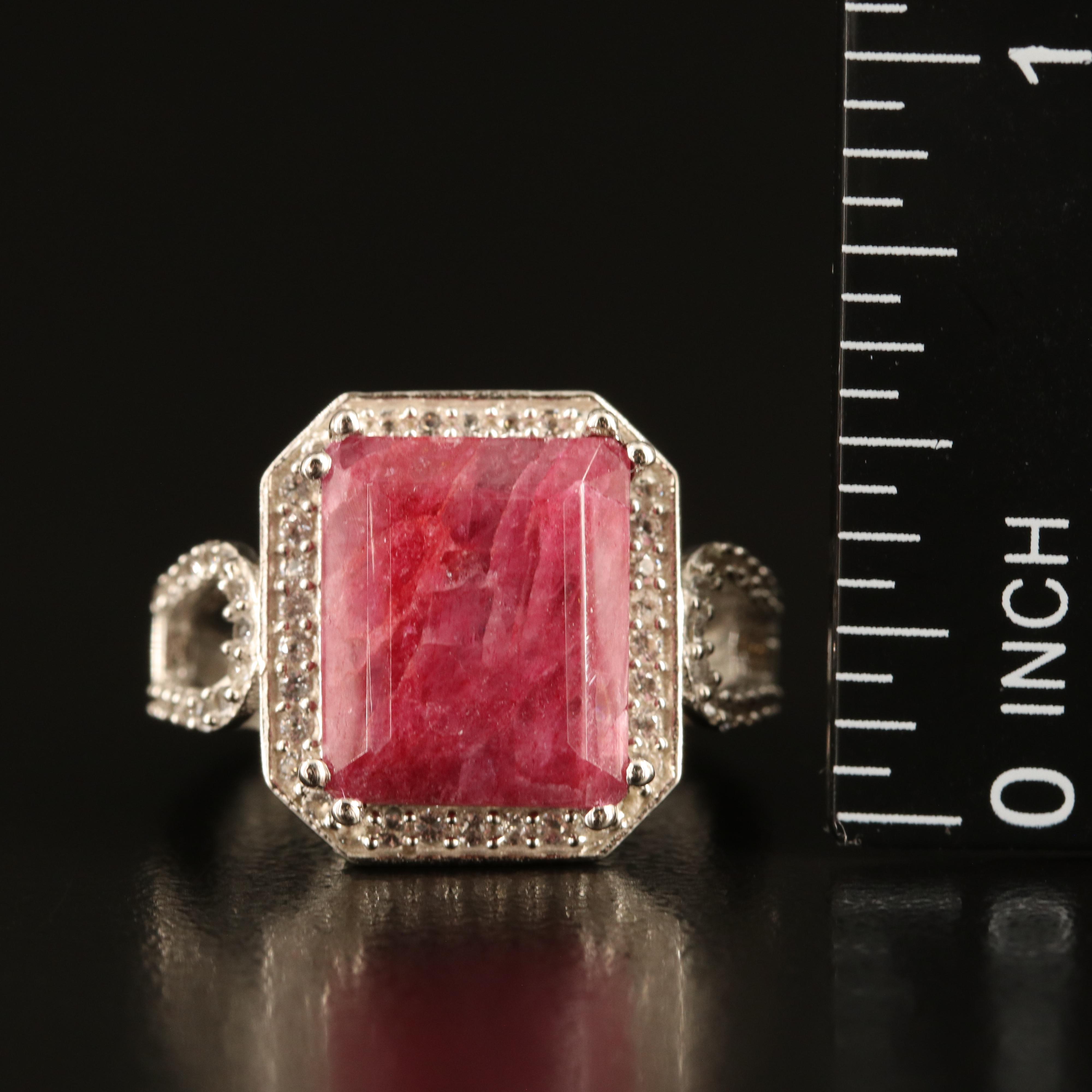 Sterling Beryl and Topaz Rings