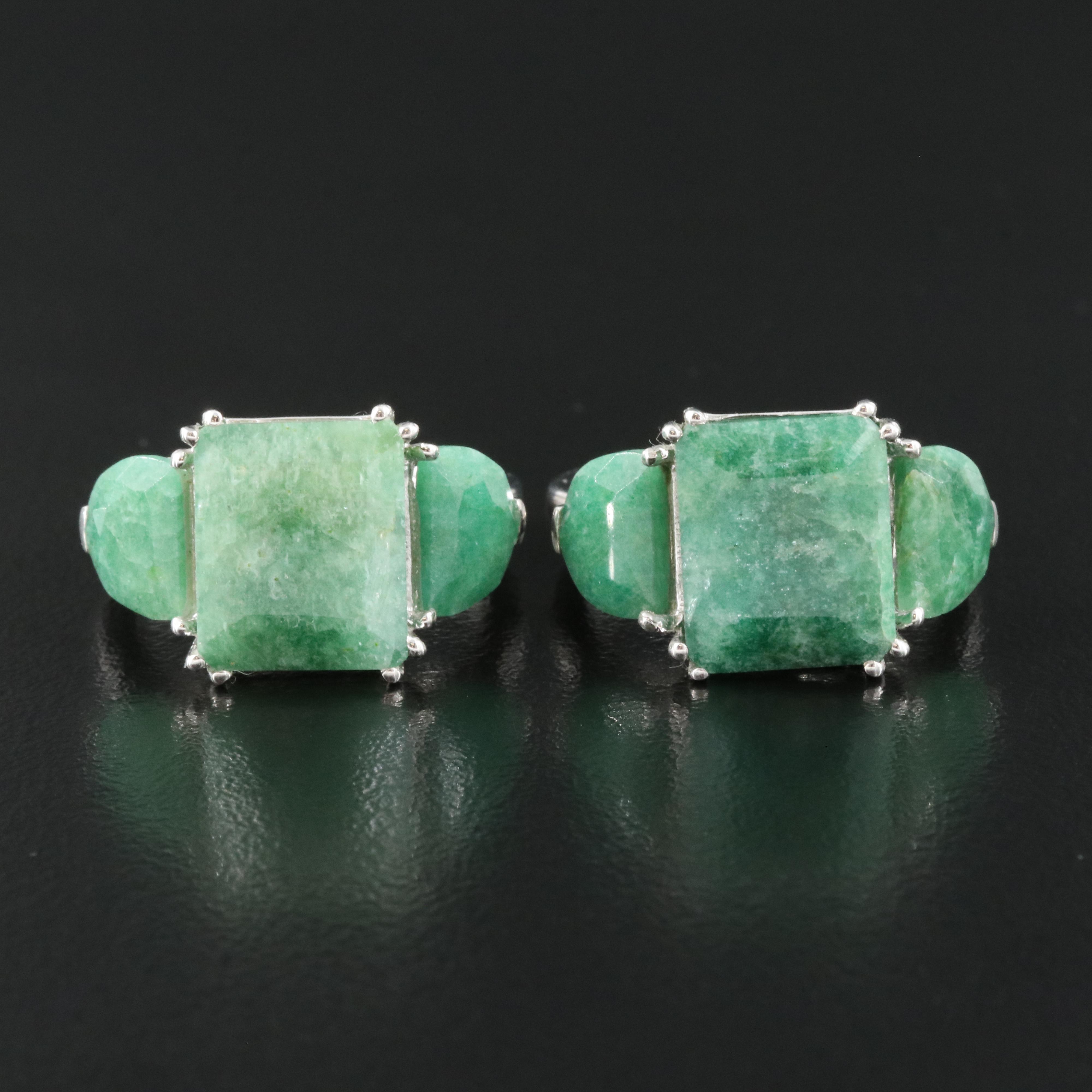 Sterling Beryl Rings