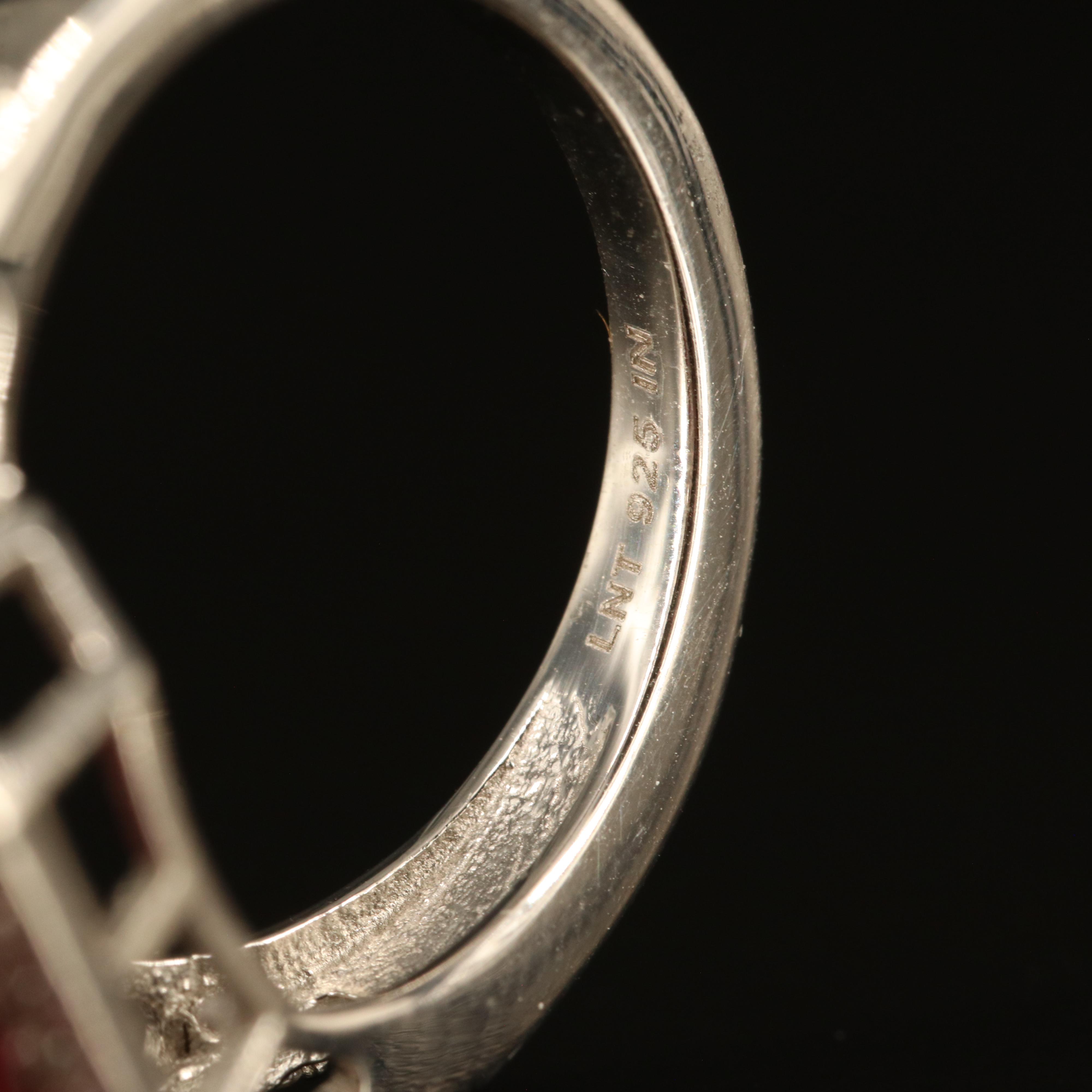 Sterling Beryl and Topaz Rings