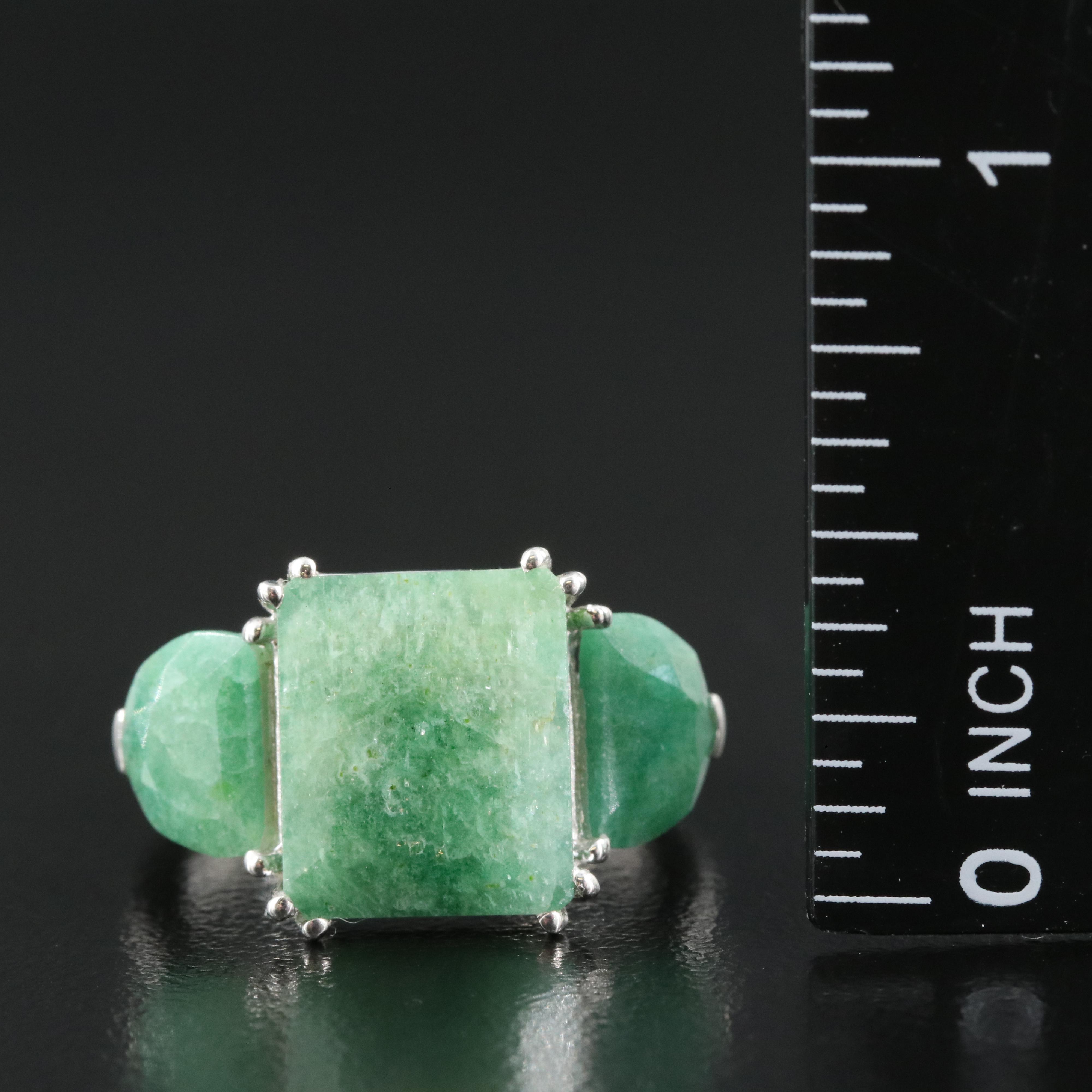 Sterling Beryl Rings