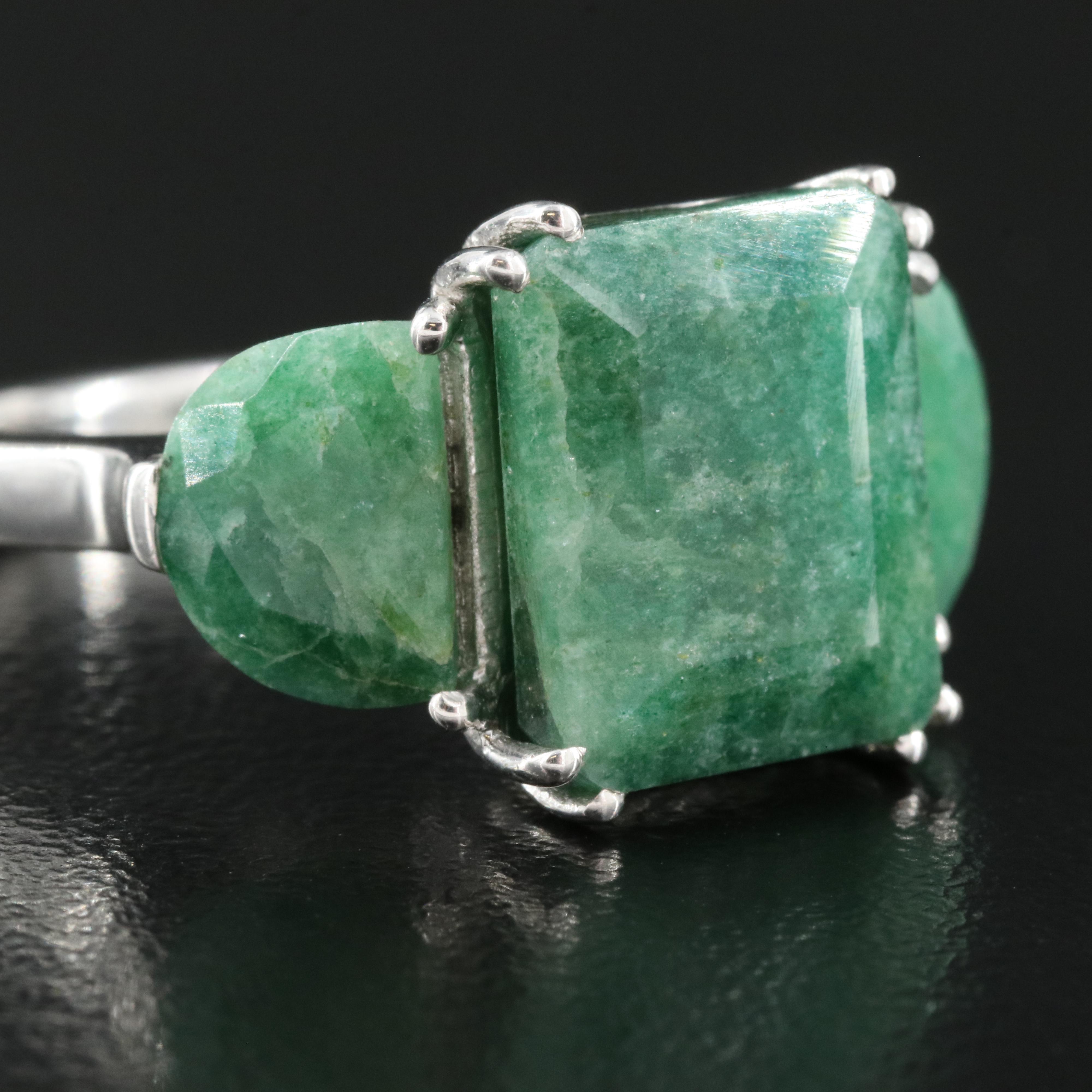 Sterling Beryl Rings