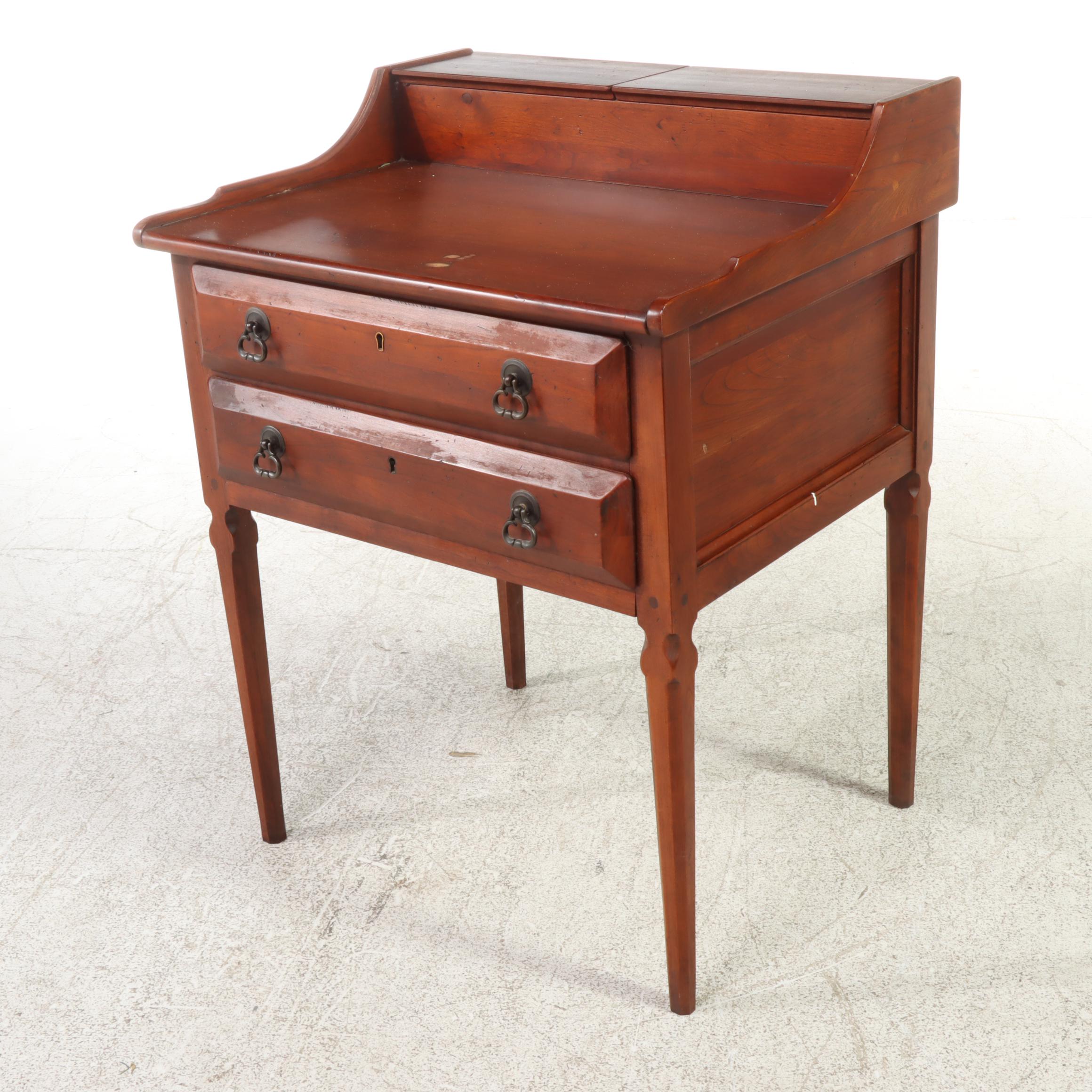 Pair of Bob Timberlake for Lexington Federal Style Cherrywood Side Tables