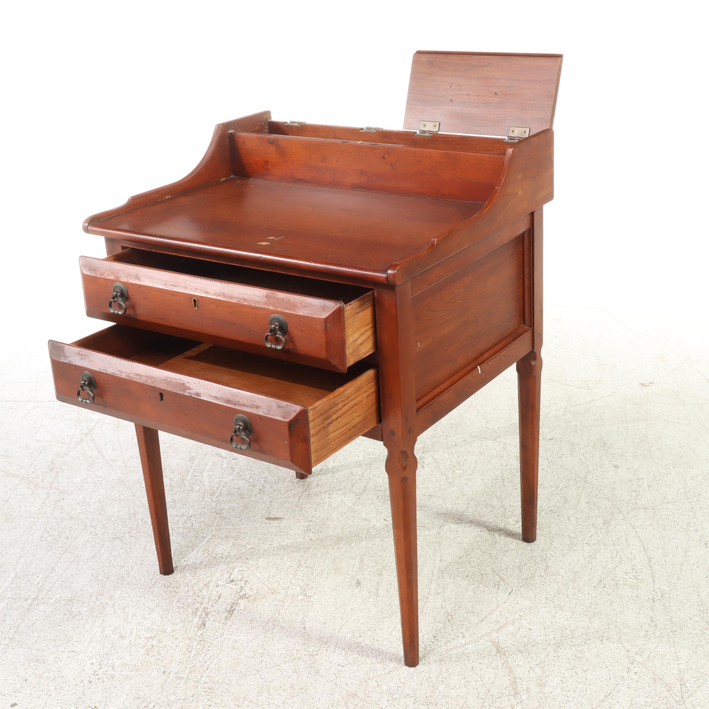 Pair of Bob Timberlake for Lexington Federal Style Cherrywood Side Tables