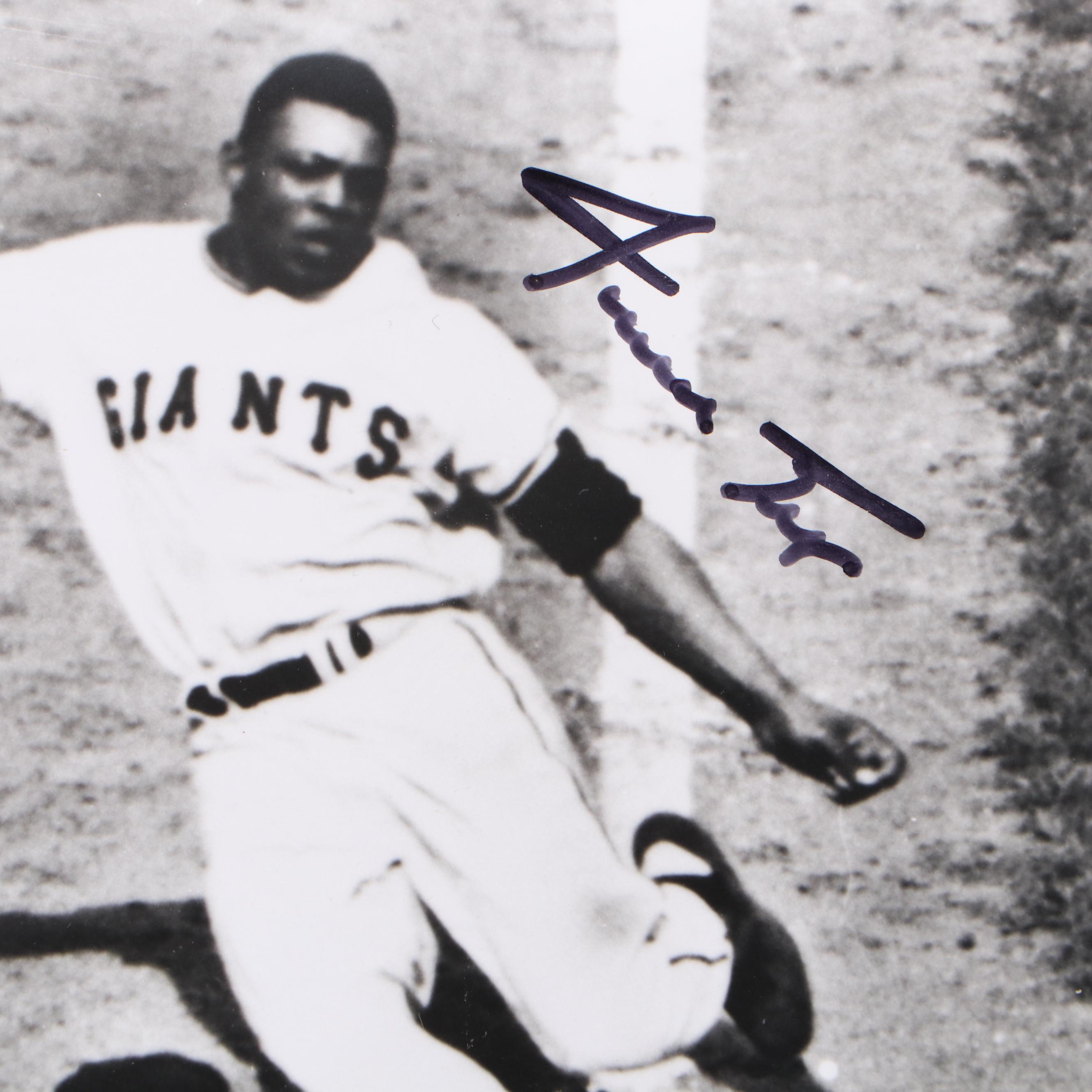 Willie Mays Signed New York Giants Giclée