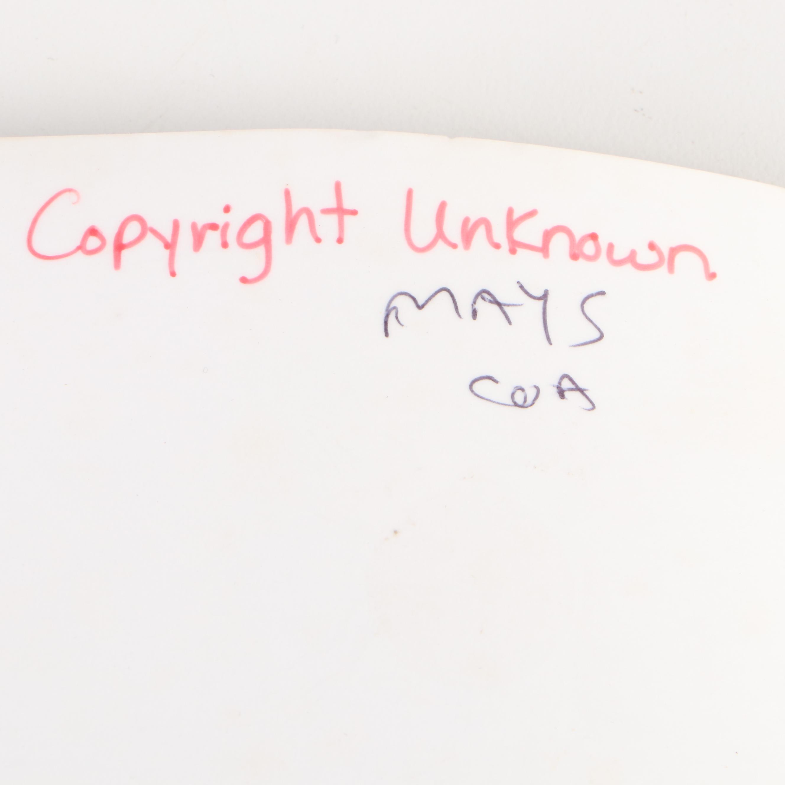 Willie Mays Signed New York Giants Giclée