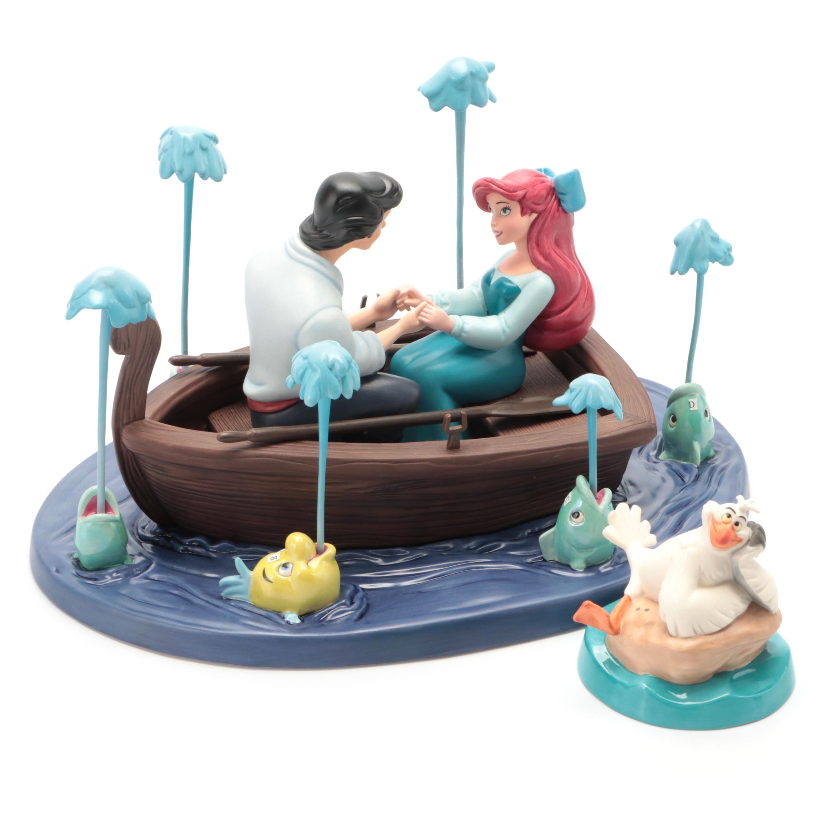 Walt Disney Classics Collection "The Little Mermaid" Ceramic Figurines