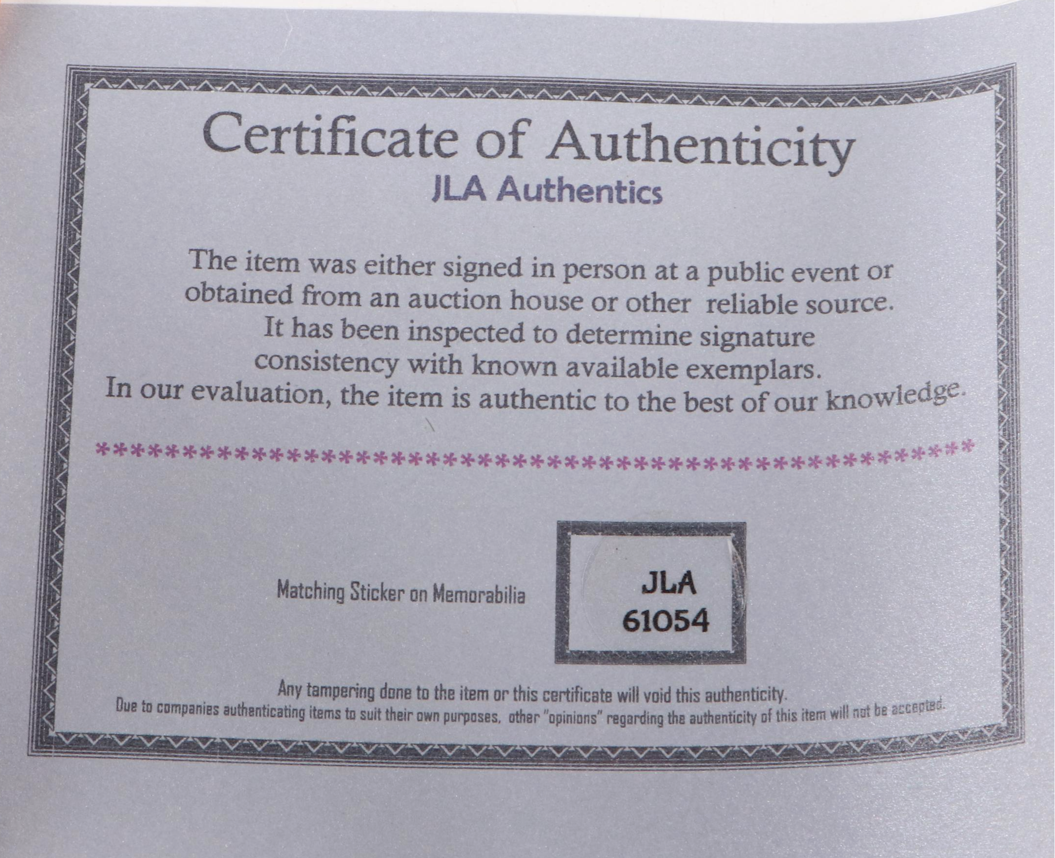 Willie Mays Signed New York Giants Giclée