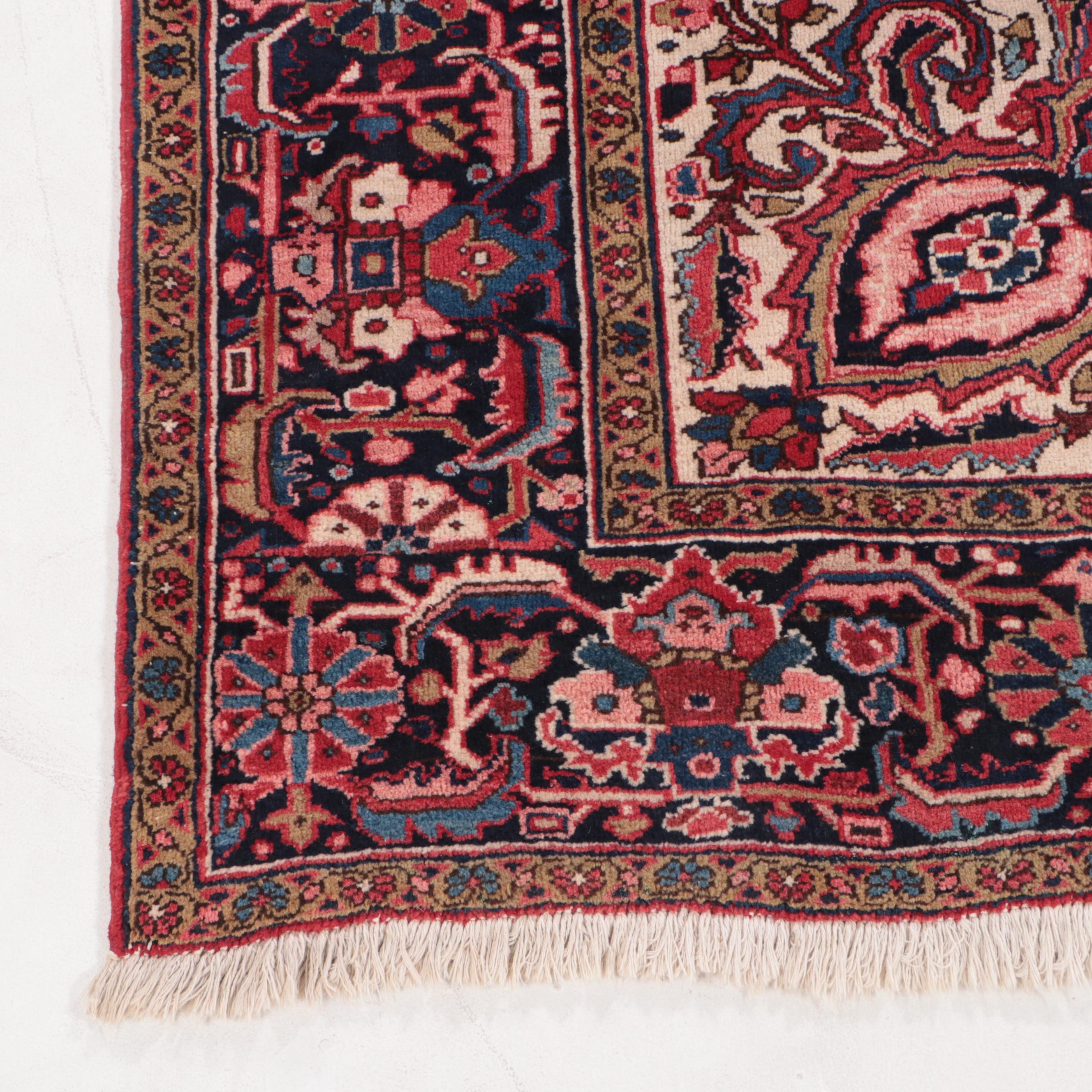 8'6 x 11'10 Hand-Knotted Persian Kermanshah Area Rug