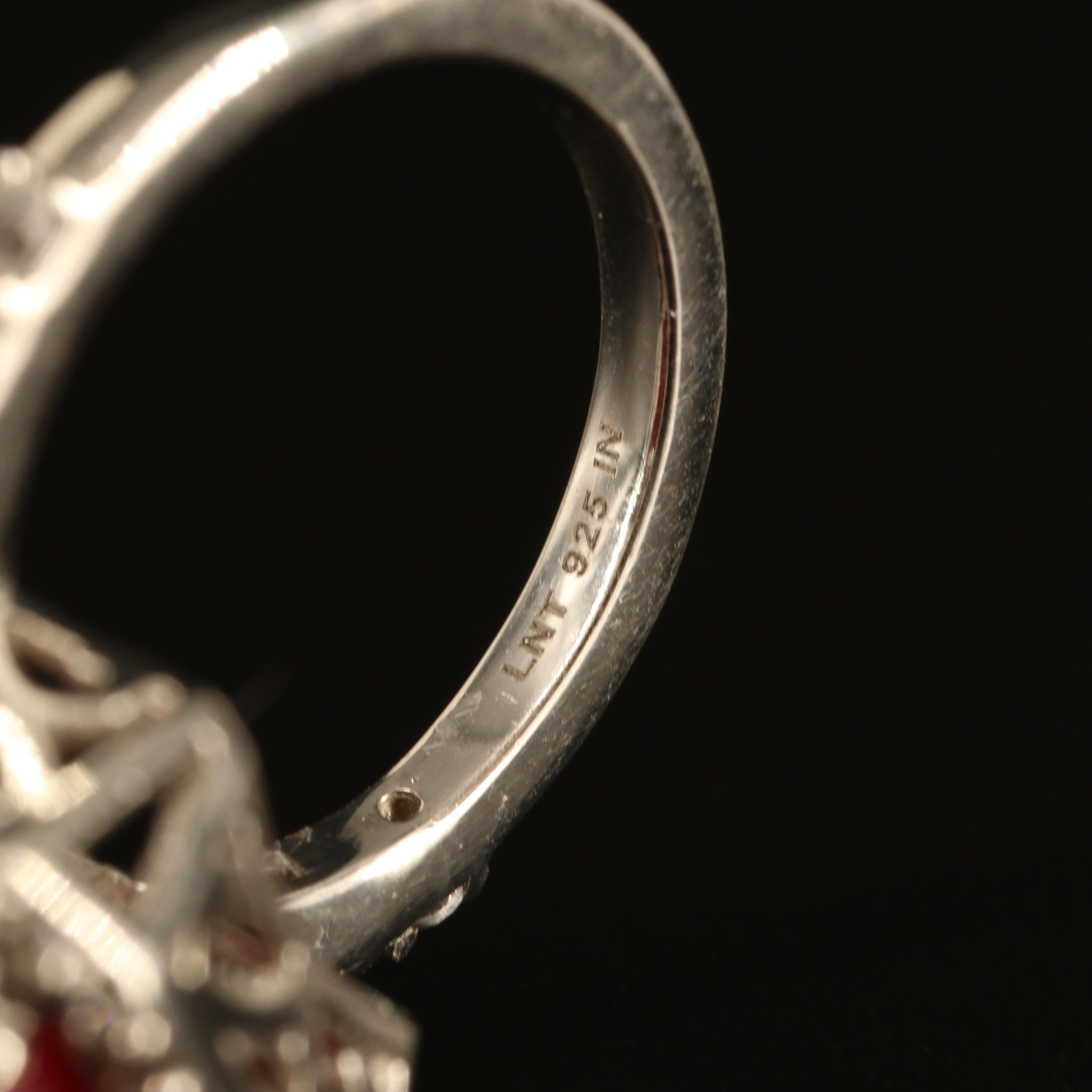 Sterling Beryl and White Topaz Rings