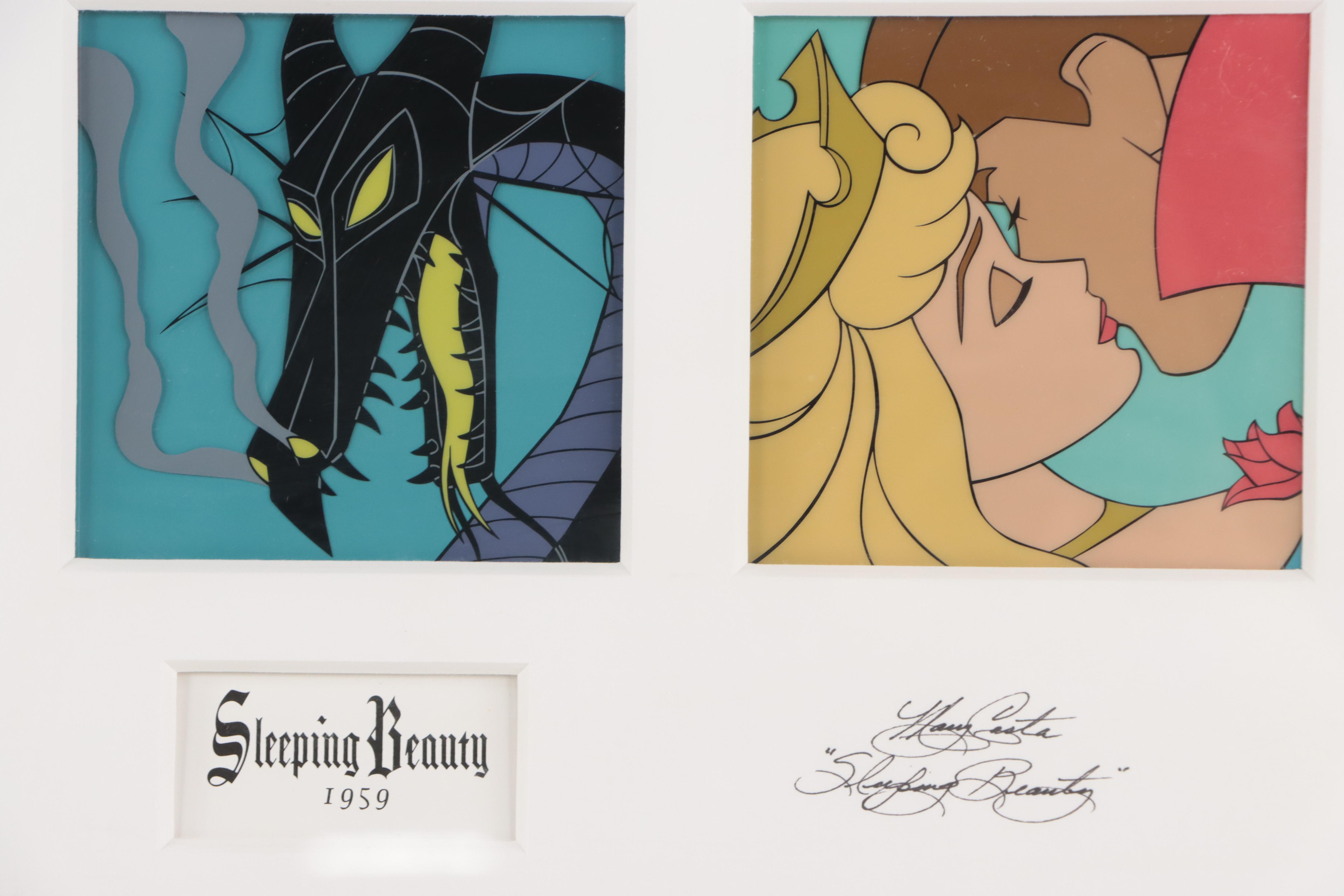 Disney Sericel Signed by Character Voice Artist "Fairy Tale Moments," 1999