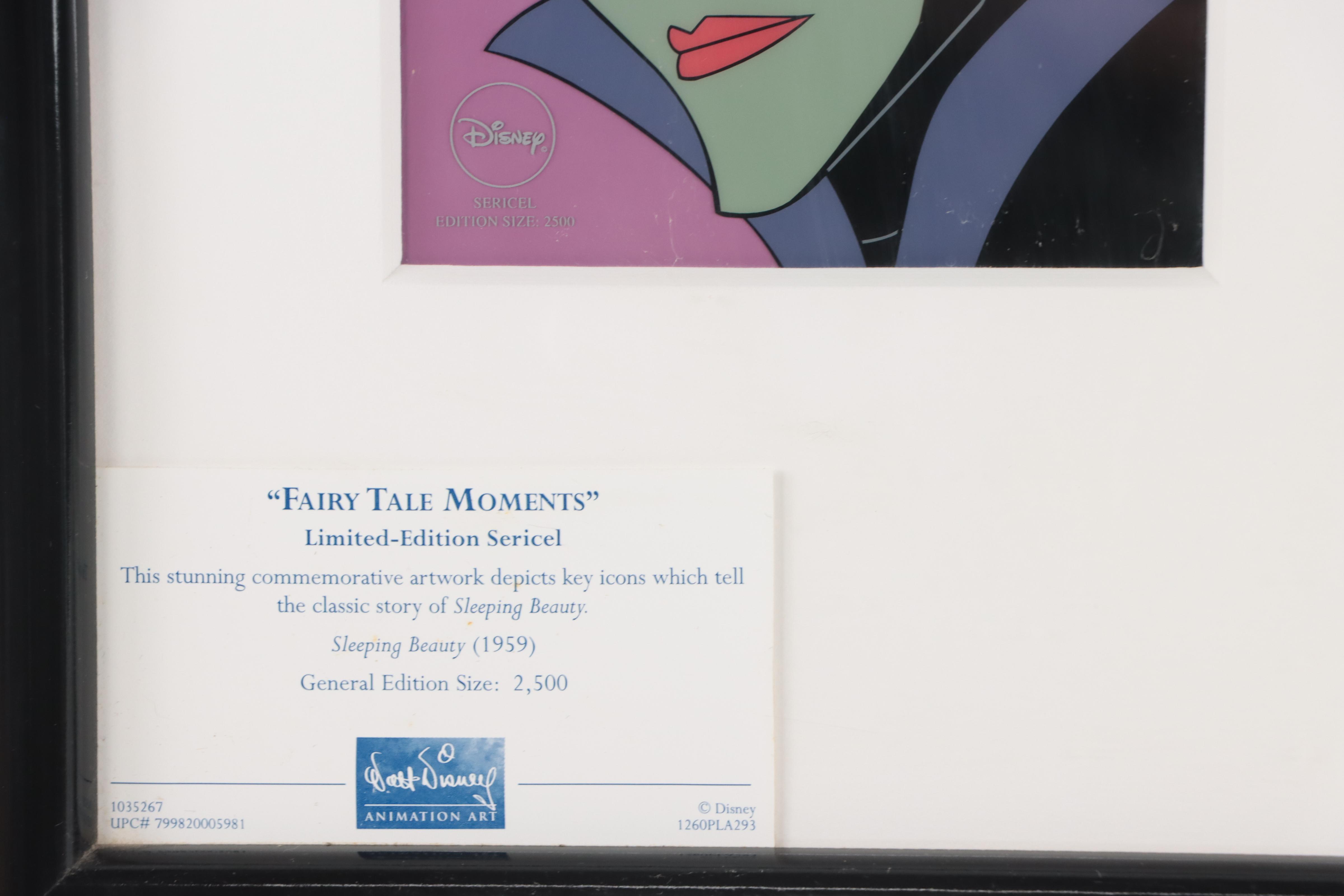 Disney Sericel Signed by Character Voice Artist "Fairy Tale Moments," 1999