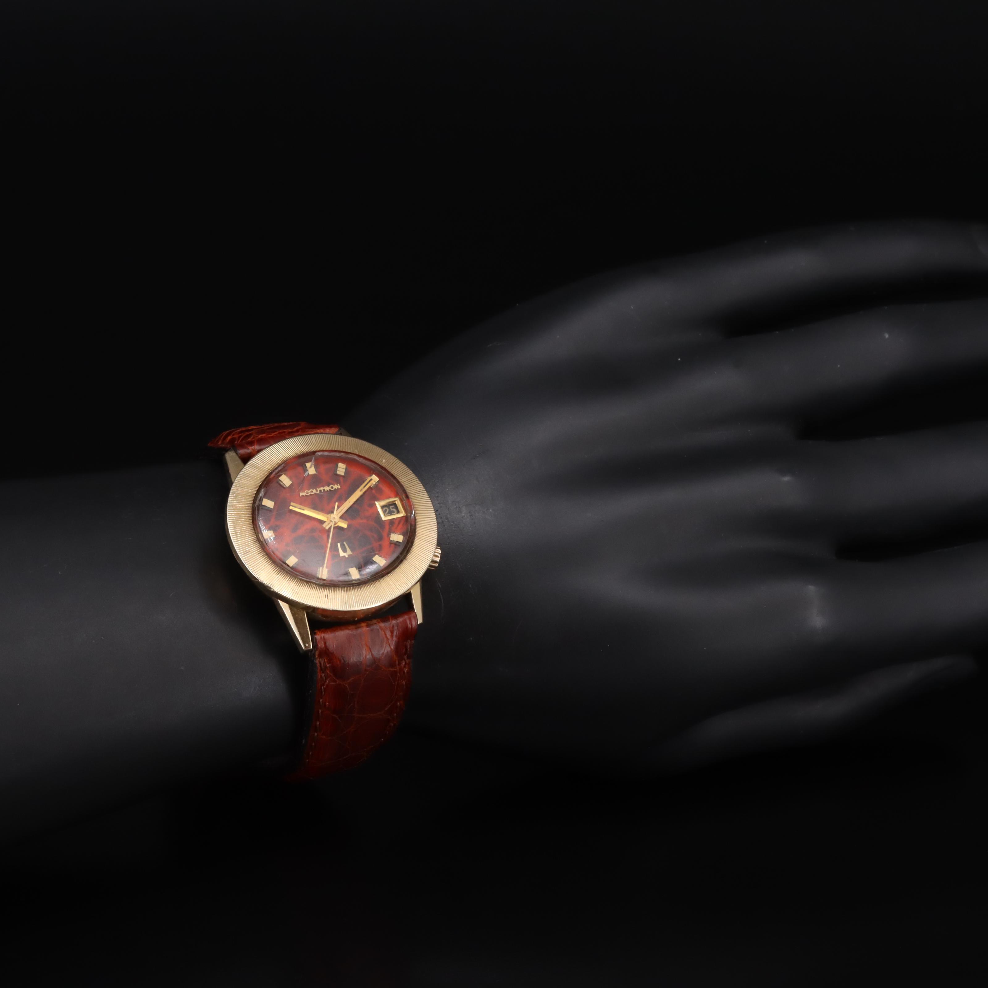 1971 Bulova Accutron 14K with Date Watch