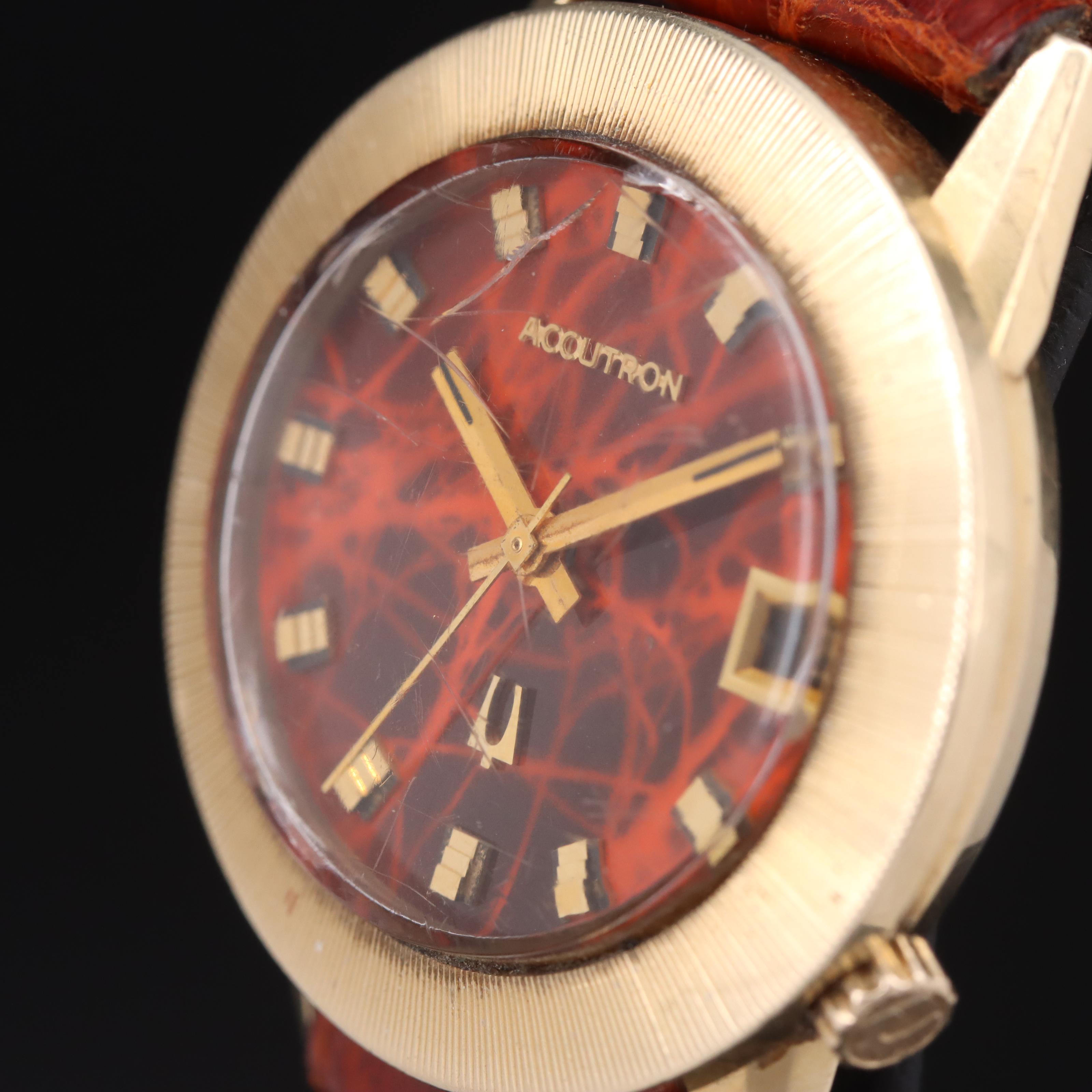 1971 Bulova Accutron 14K with Date Watch