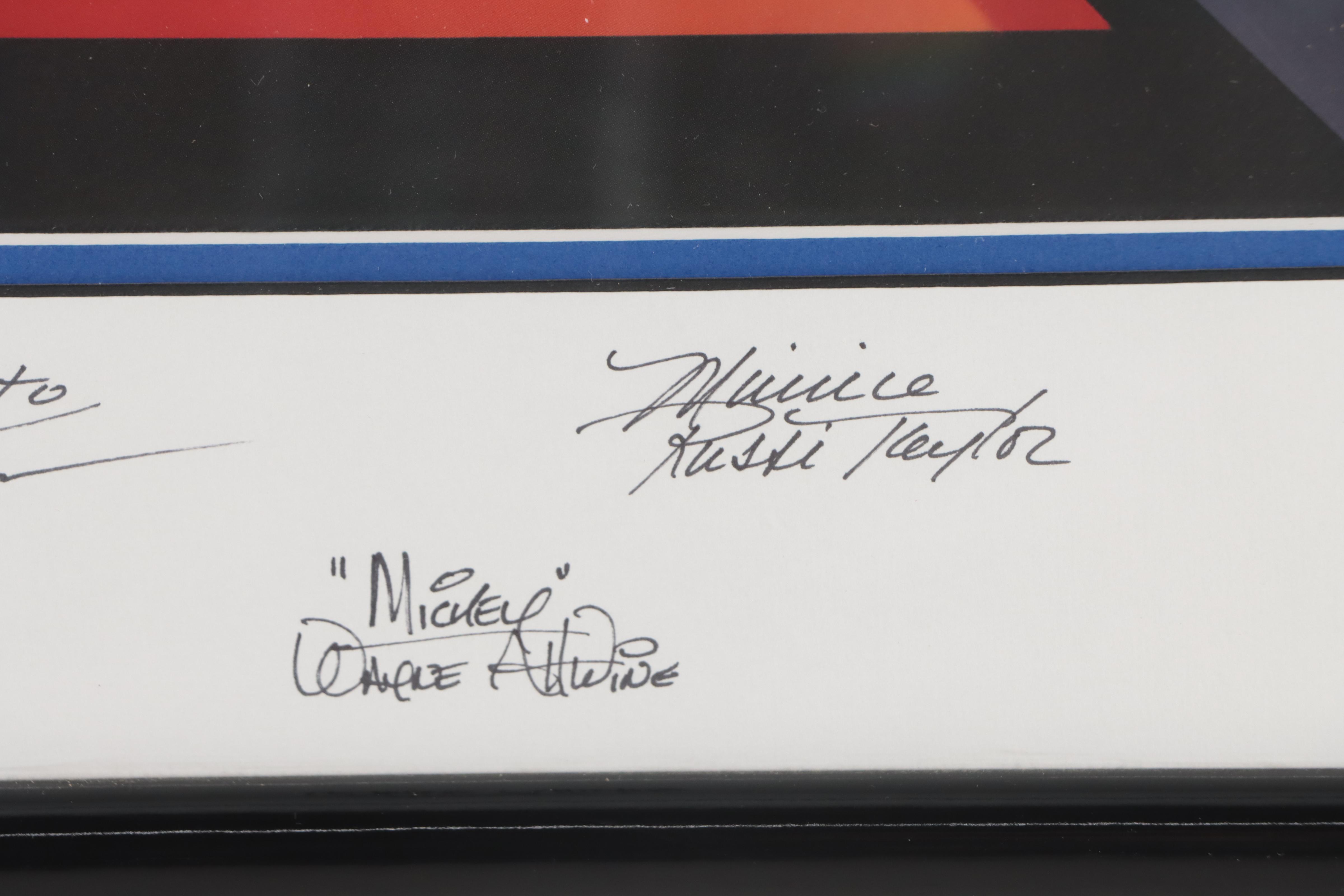 Disney Sericel Signed by Character Voice Artists "Mickey's Film Festival," 1999