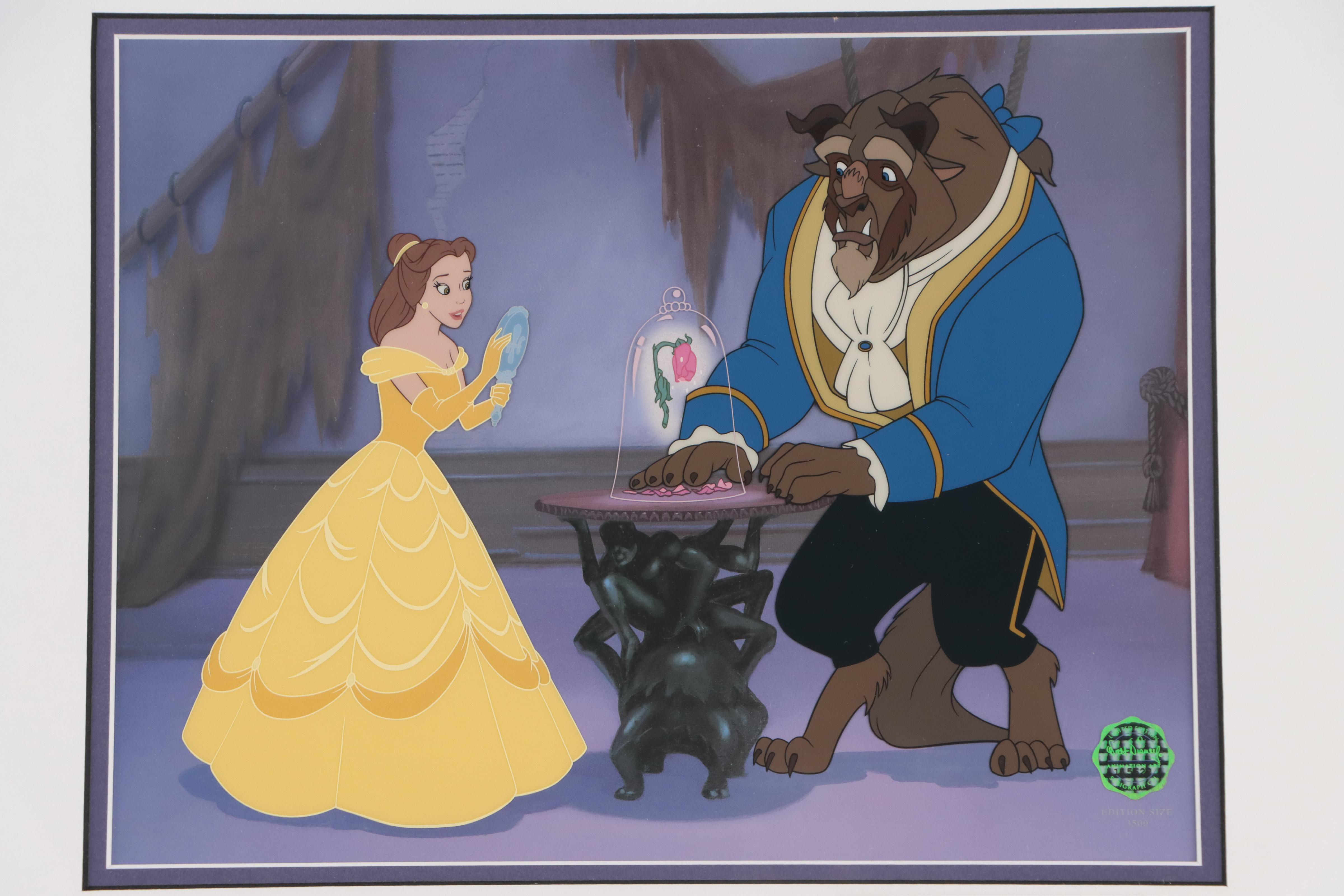 Disney Signed Sericel by Character Voice Artist "Reflection of Love," 1999