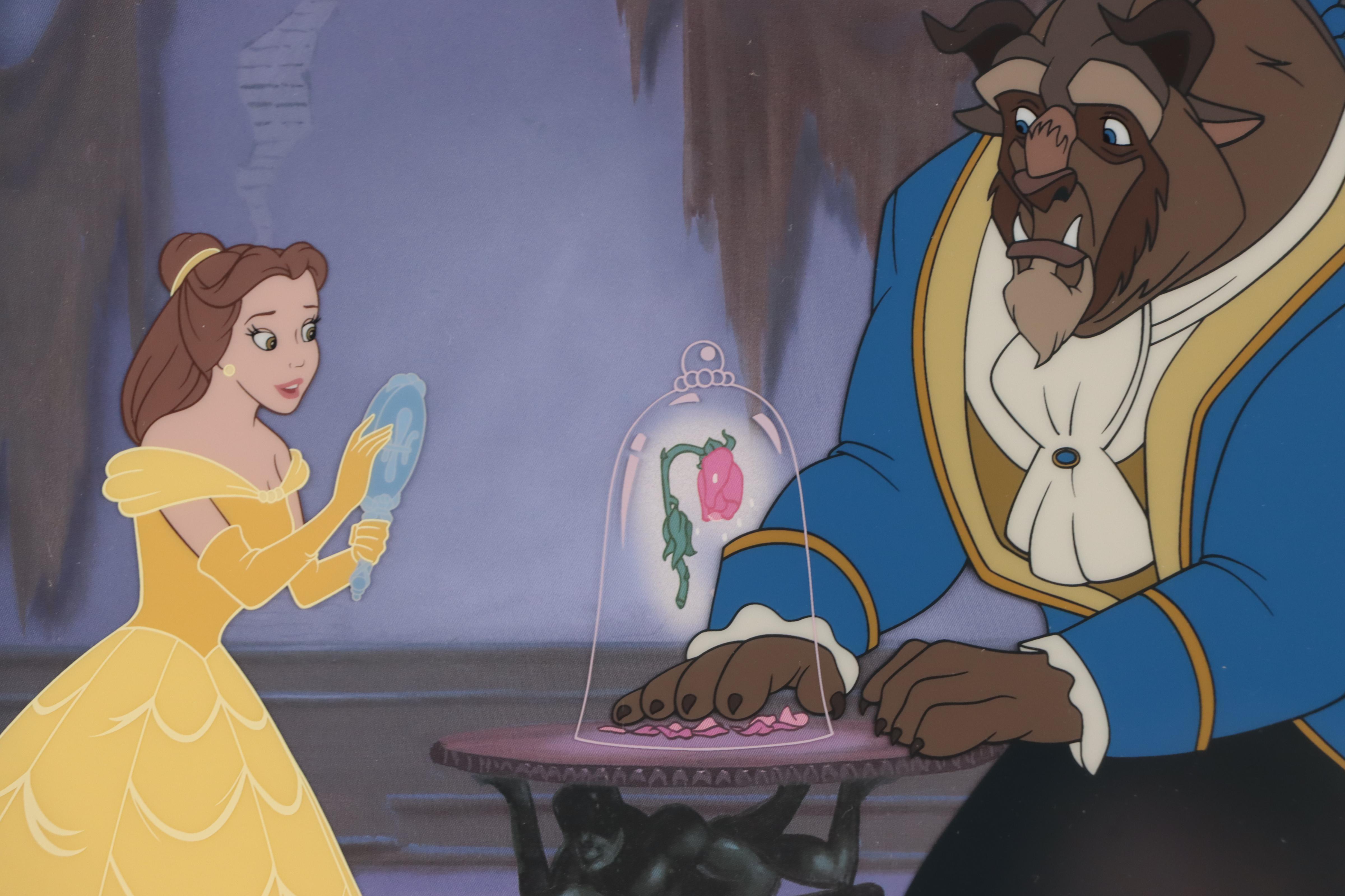 Disney Signed Sericel by Character Voice Artist "Reflection of Love," 1999