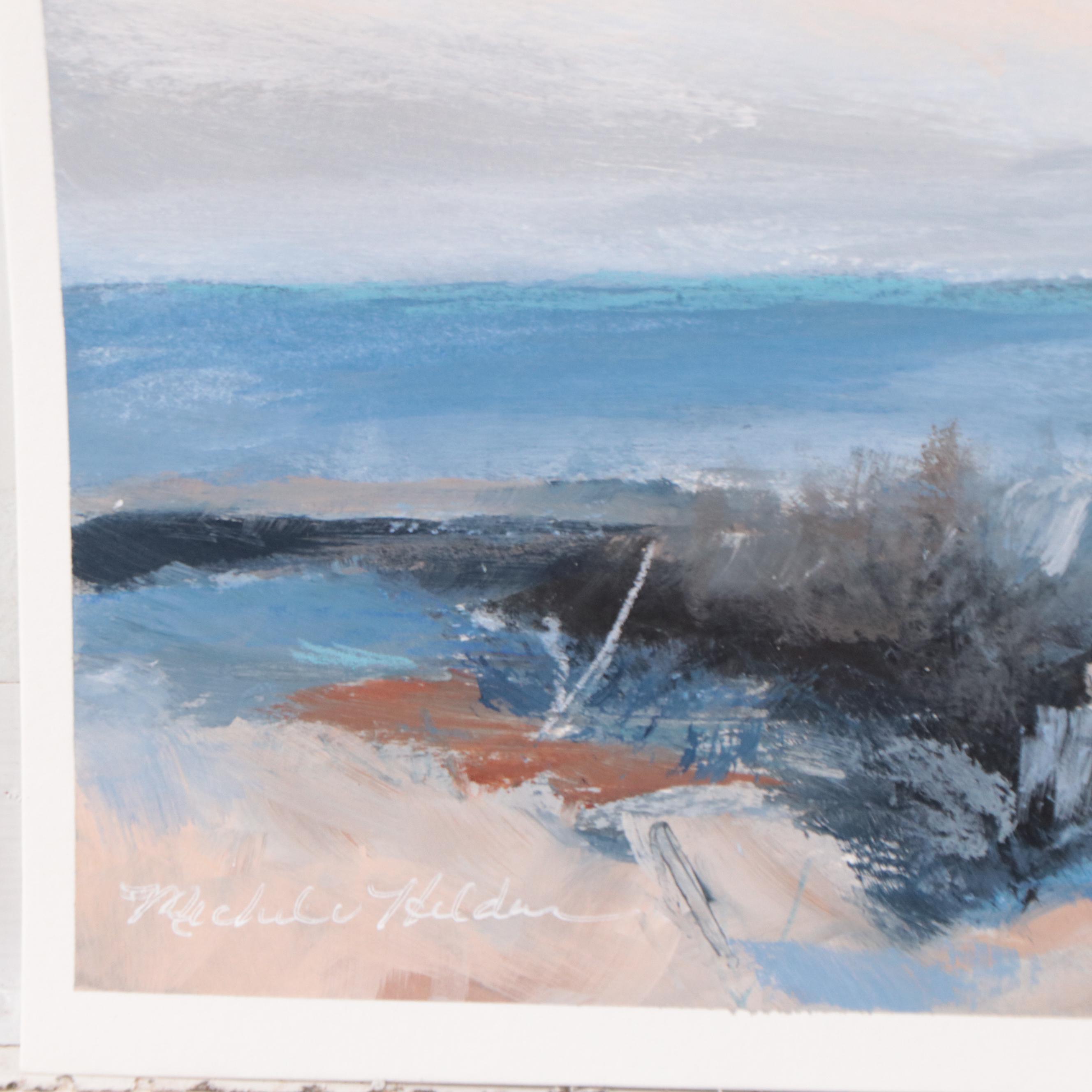 Michele Helden Seascape Acrylic Painting, 2023
