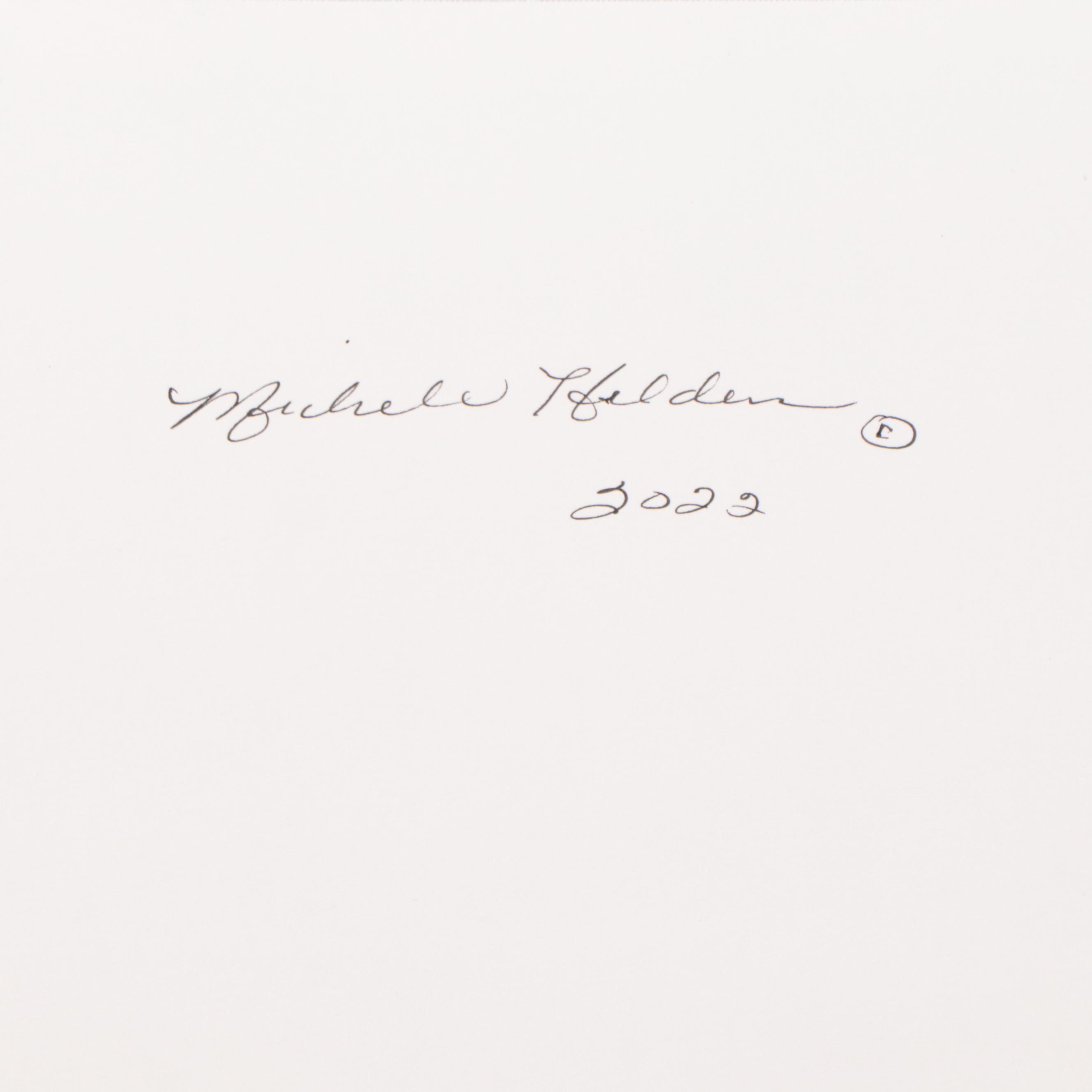 Michele Helden Seascape Acrylic Painting, 2023