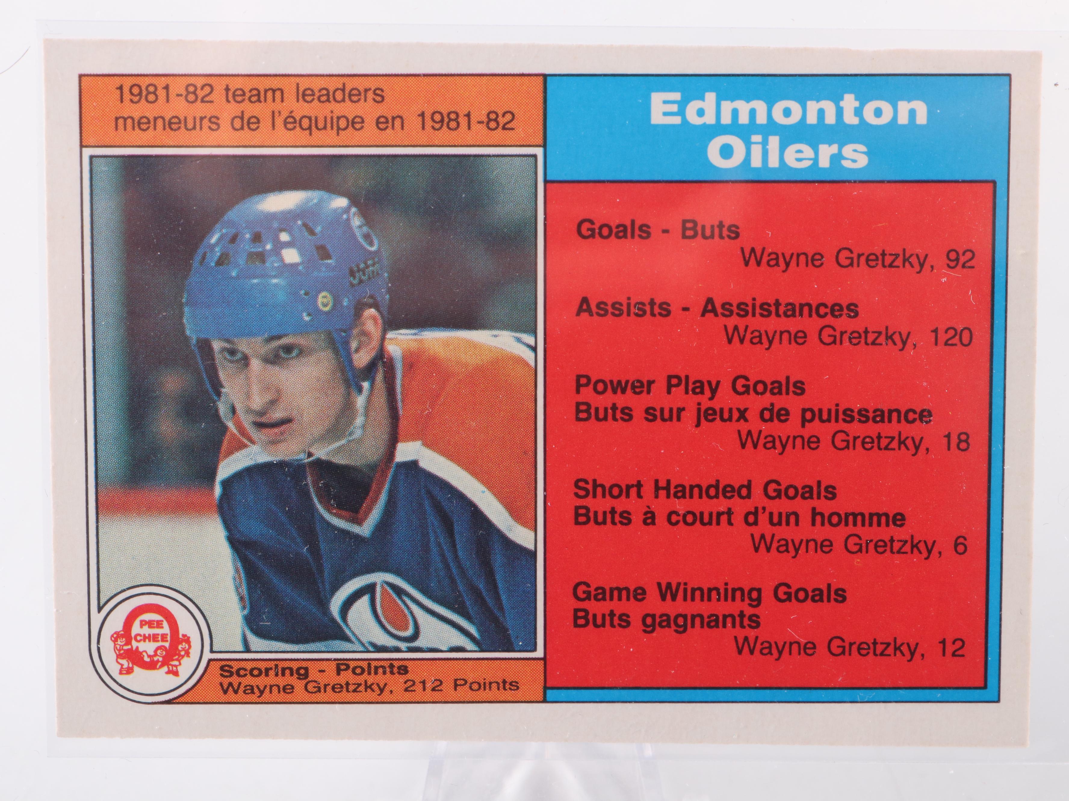 Topps and Other Hockey Cards with Wayne Gretzky, Jari Kurri and More, 1970s–90s