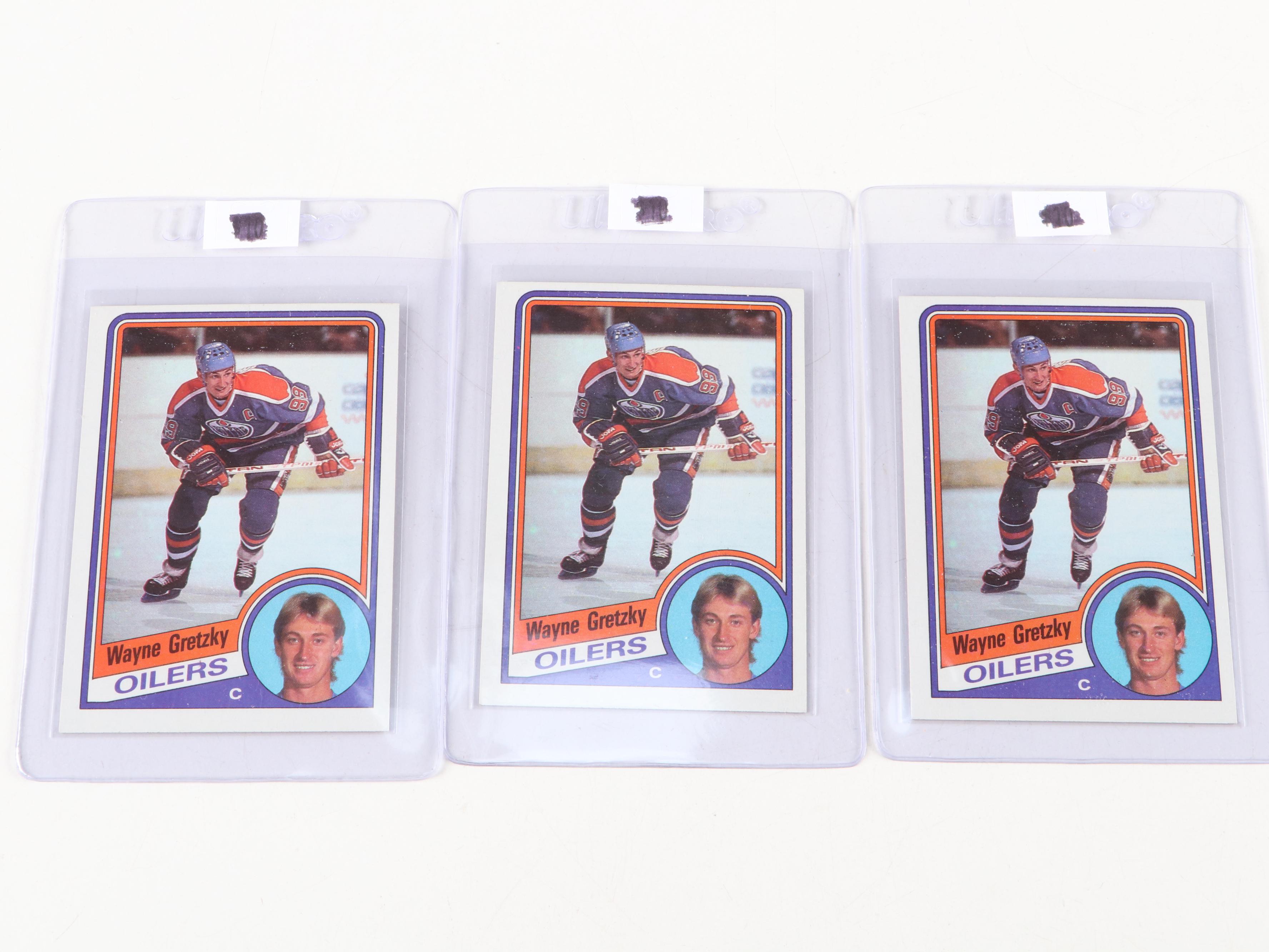 Topps and Other Hockey Cards with Wayne Gretzky, Jari Kurri and More, 1970s–90s