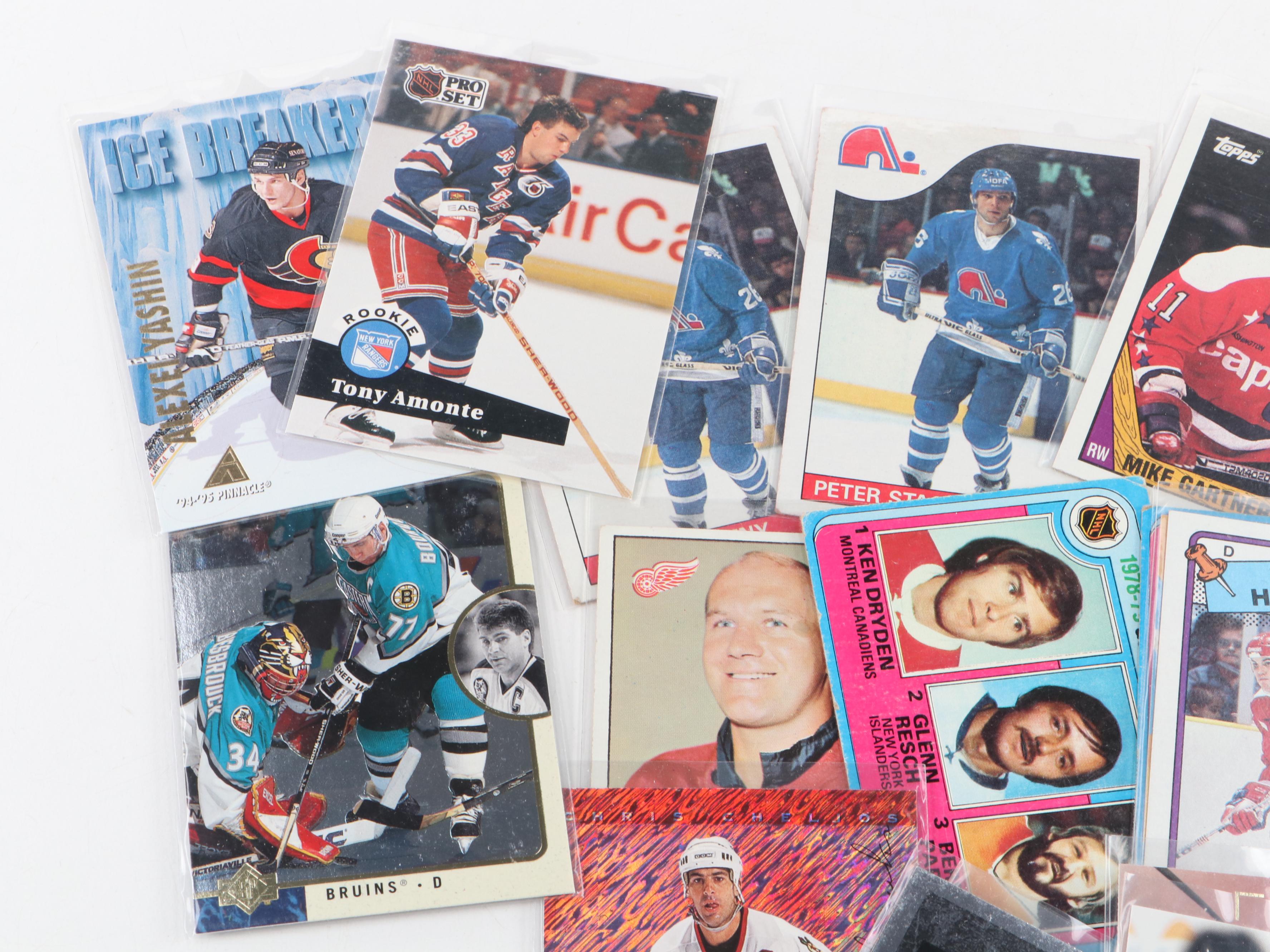 Topps and Other Hockey Cards with Wayne Gretzky, Jari Kurri and More, 1970s–90s