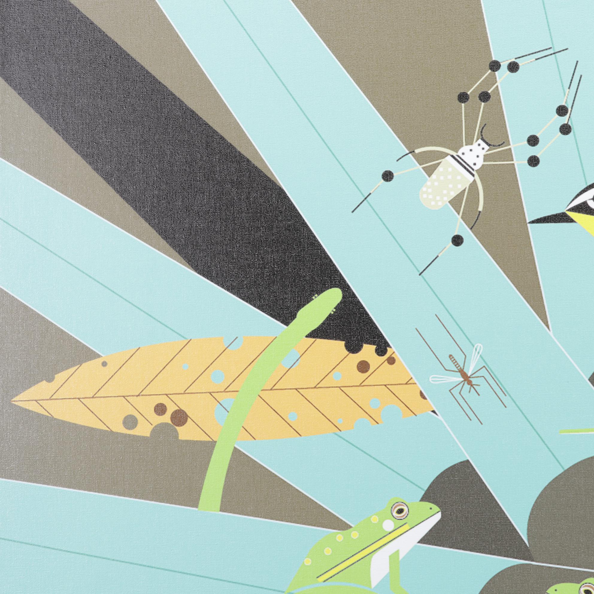 Giclée After Charley Harper "Everglades Eden," 21st Century