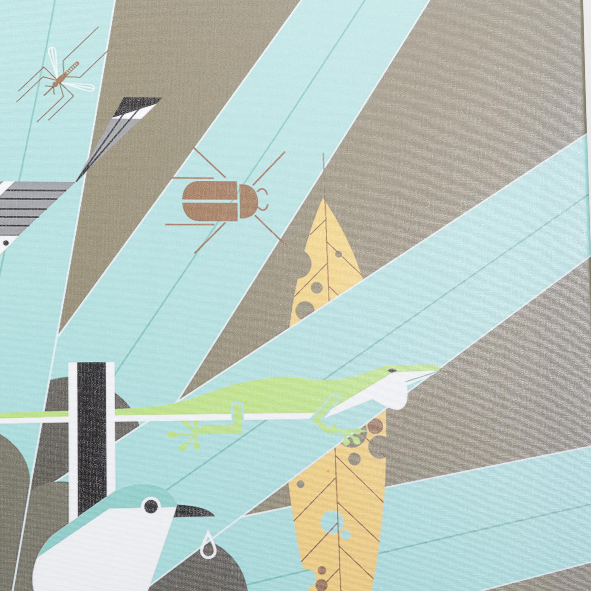 Giclée After Charley Harper "Everglades Eden," 21st Century