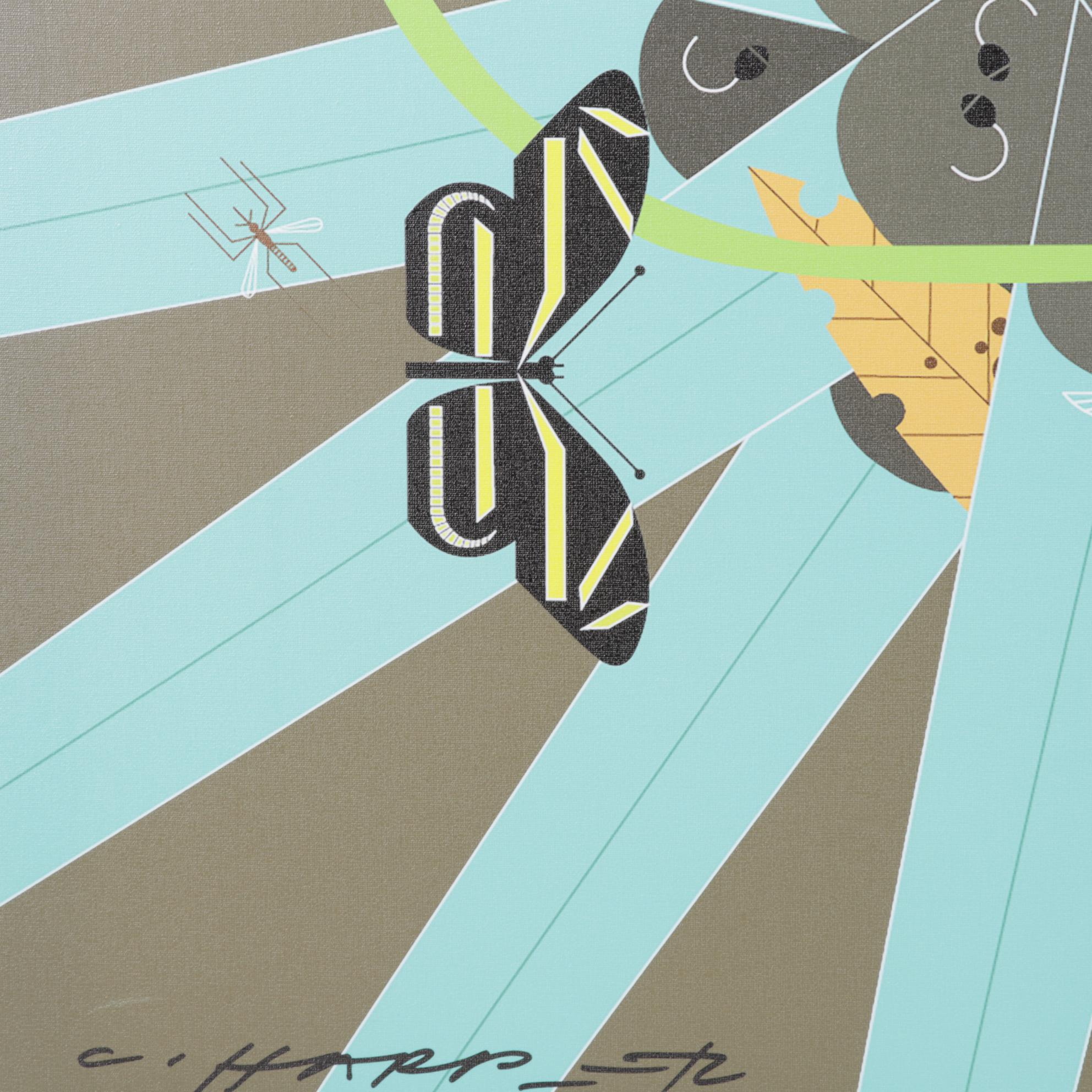 Giclée After Charley Harper "Everglades Eden," 21st Century