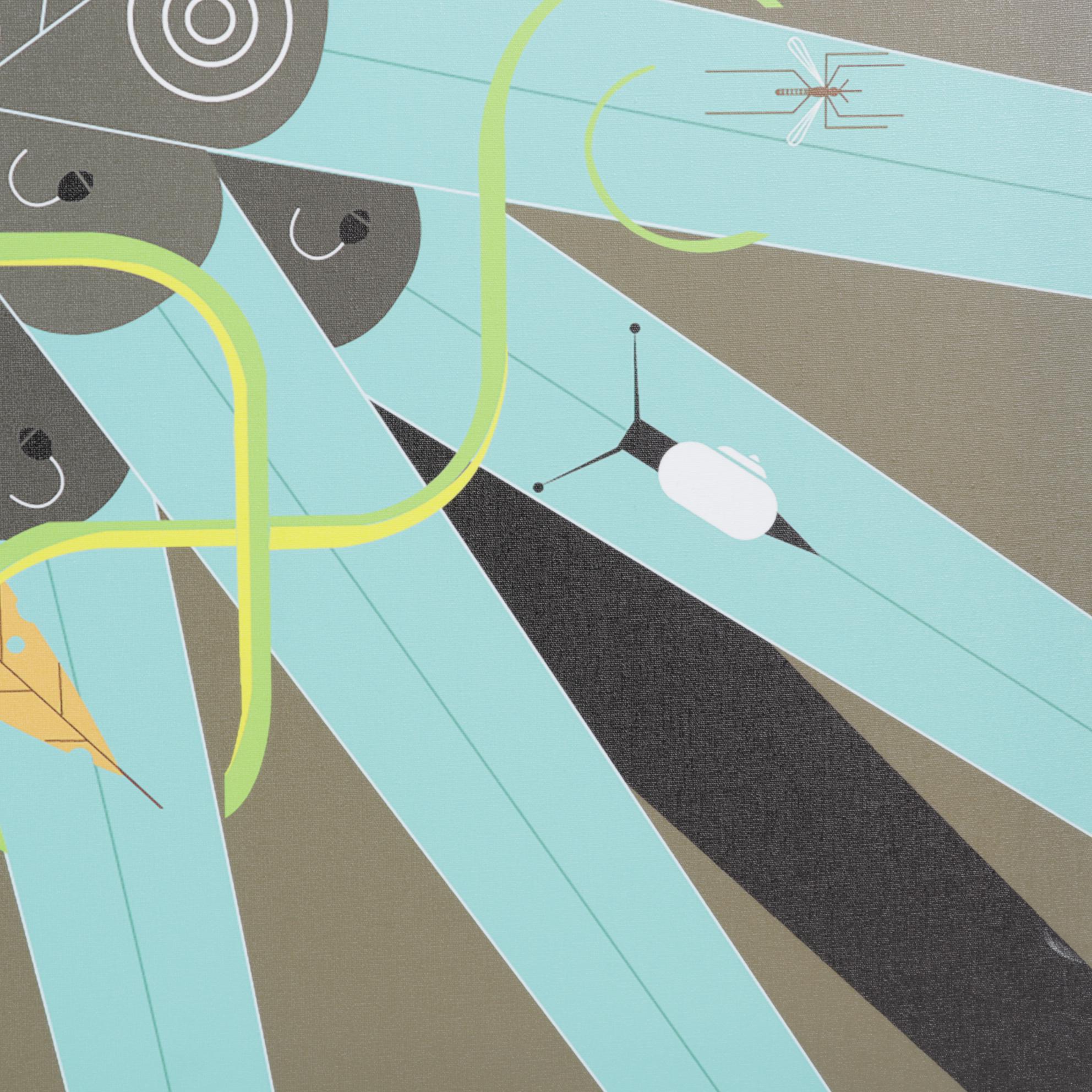 Giclée After Charley Harper "Everglades Eden," 21st Century