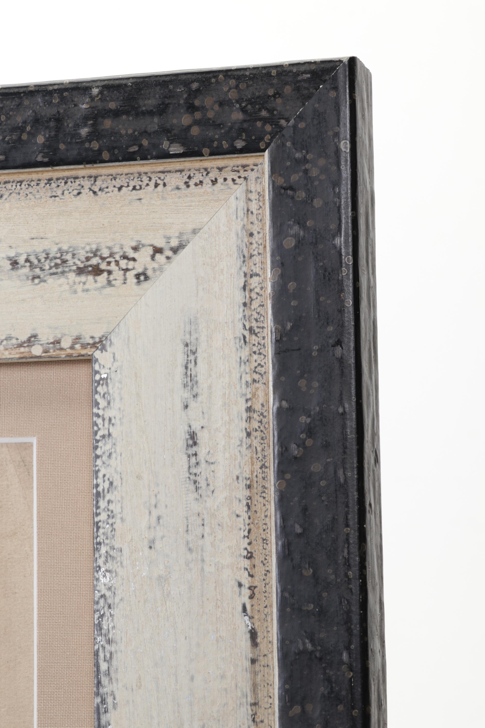 Helen Holt Hawley Portrait Charcoal Drawing of Male Profile, Circa 1930