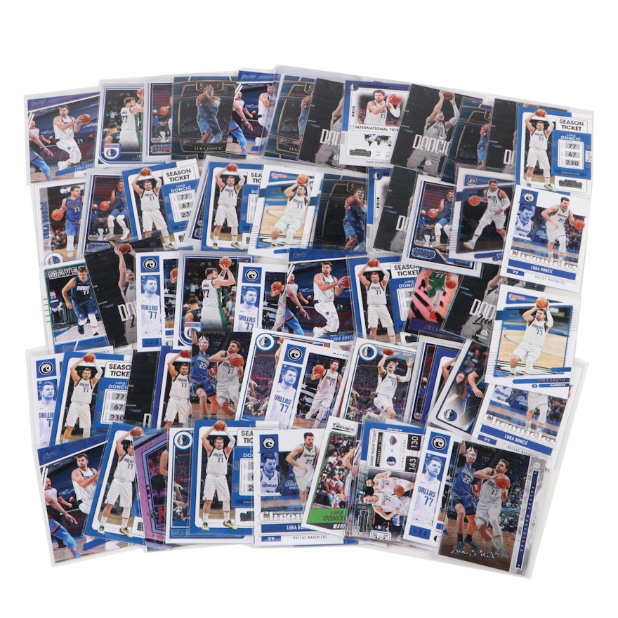 2018-19 Donruss Luka Dončić Rated Rookie with Other Basketball Cards