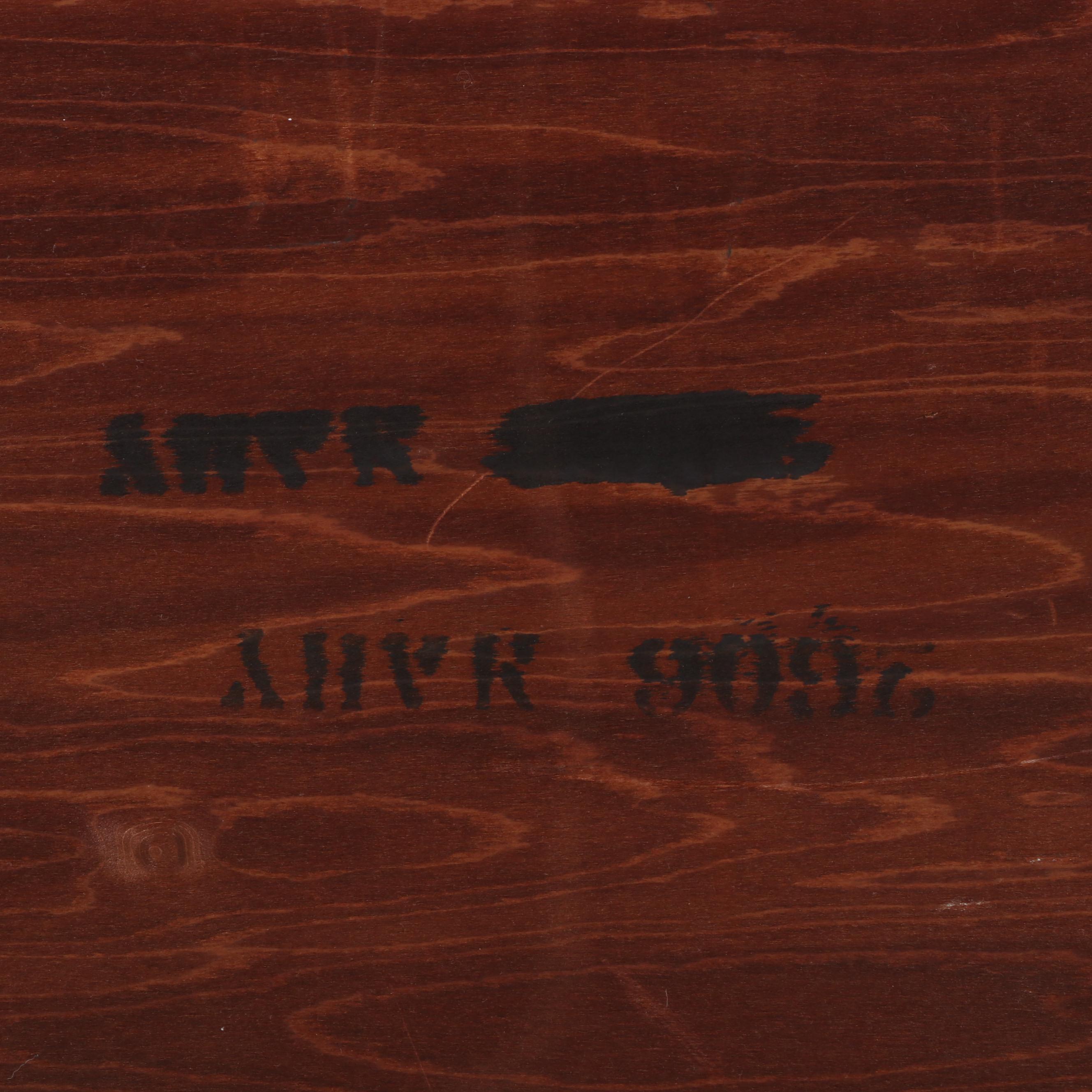 White-Painted Dresser and Nightstand, Mid-20th Century