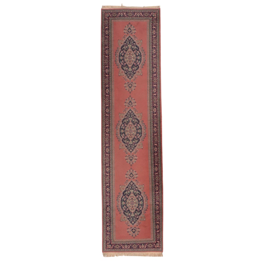 3'1 x 12'8 Hand-Knotted Indo-Persian Style Carpet Runner