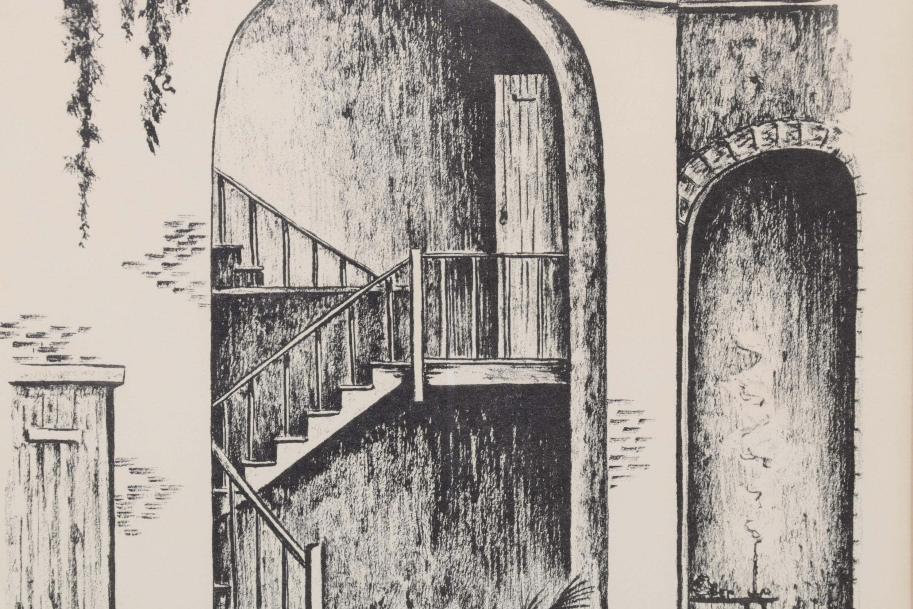 New Orleans Offset Lithographs After Marcella Packard, Late 20th Century