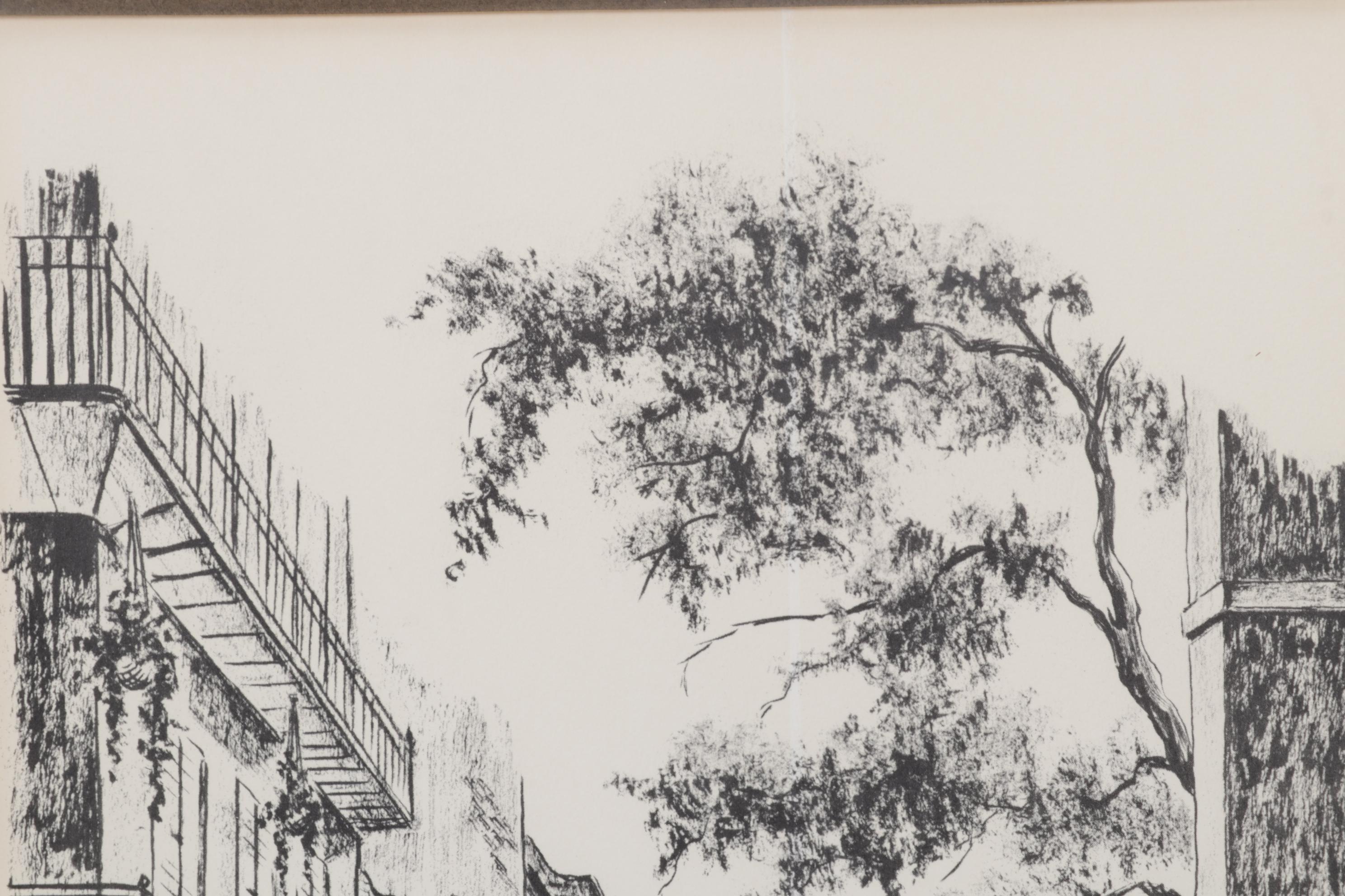 New Orleans Offset Lithographs After Marcella Packard, Late 20th Century