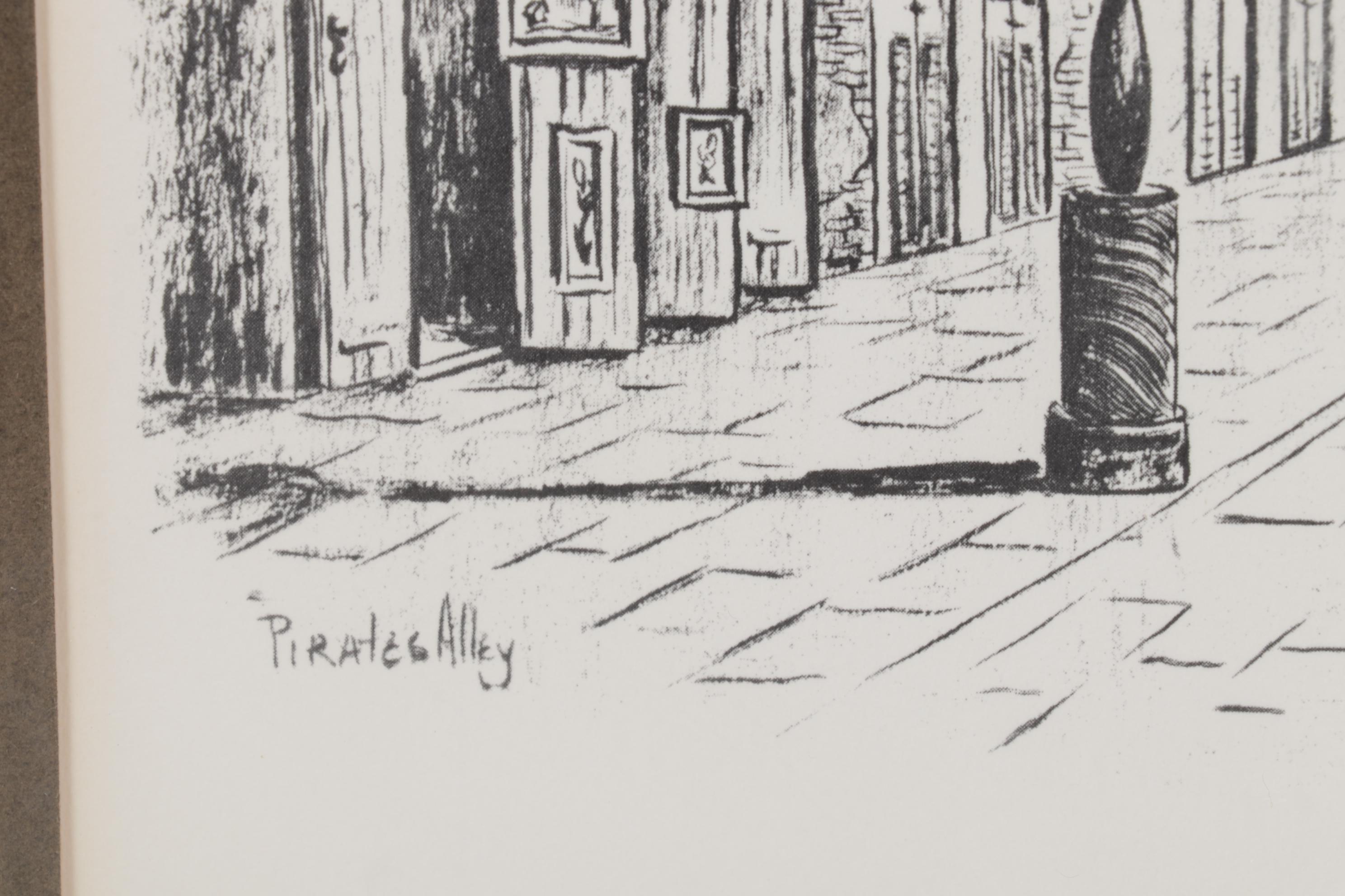 New Orleans Offset Lithographs After Marcella Packard, Late 20th Century