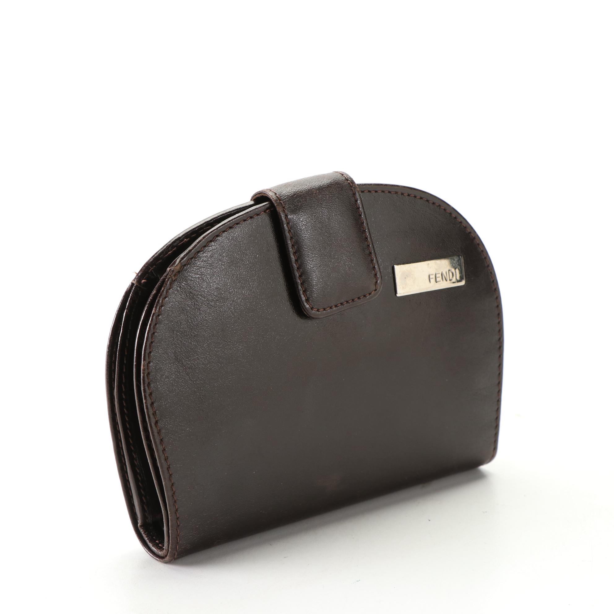 Fendi Leather Clutch Wallet