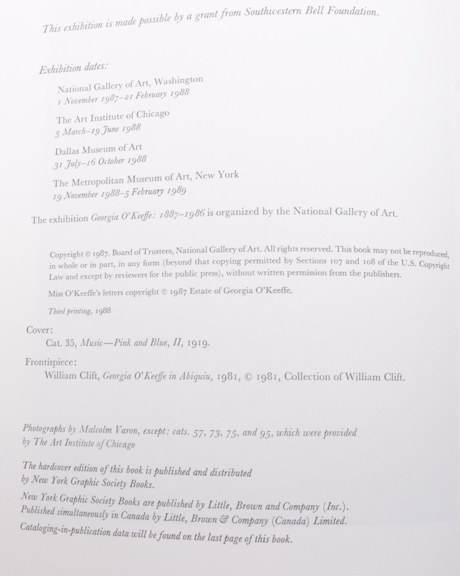 First Edition "Georgia O'Keeffe: In the West" and More