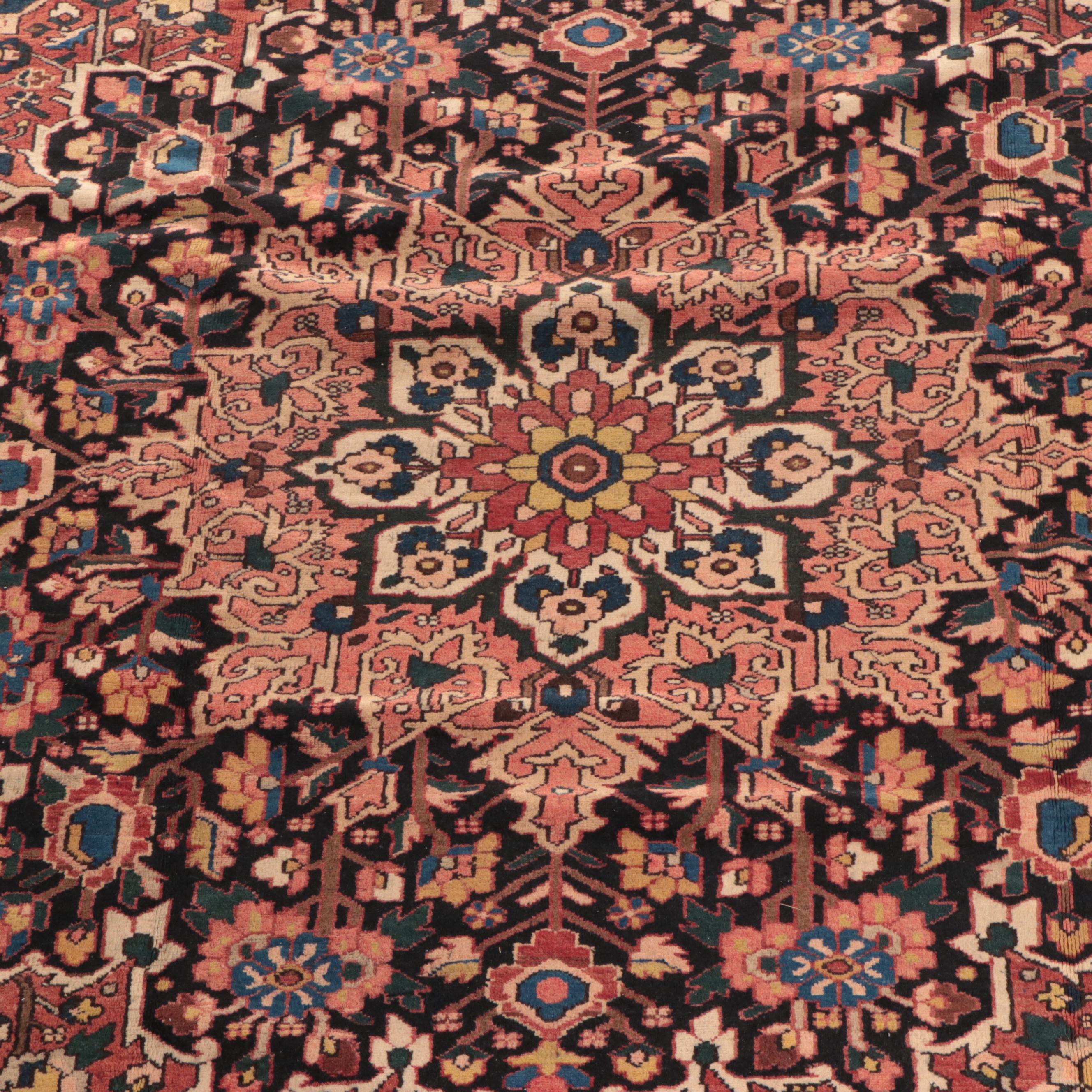 10'4 x 13'4 Hand-Knotted Persian Kermanshah Area Rug