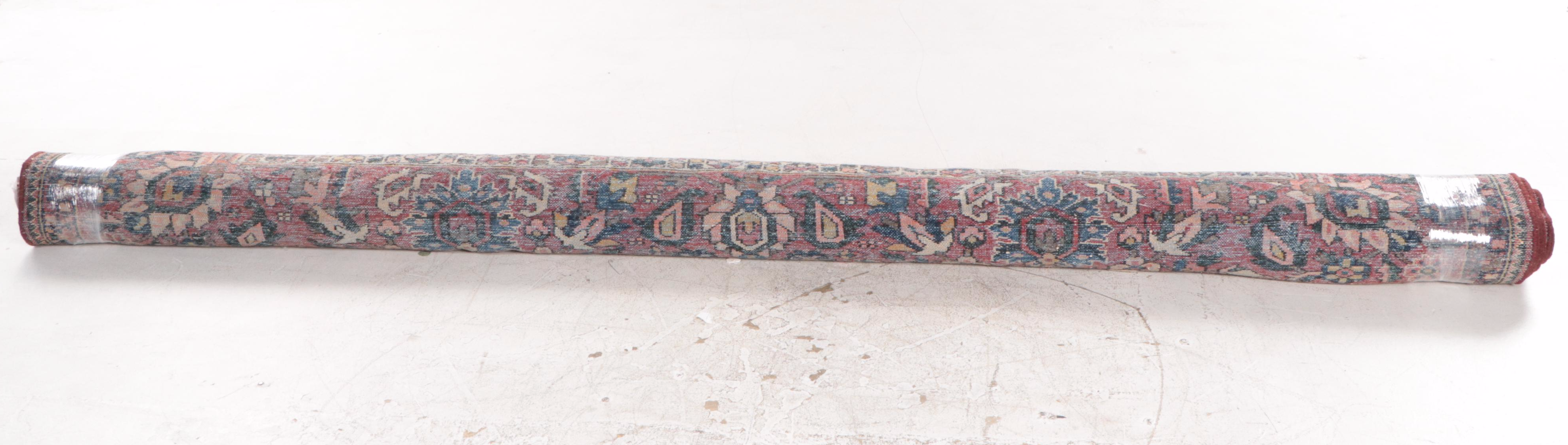 10'4 x 13'4 Hand-Knotted Persian Kermanshah Area Rug