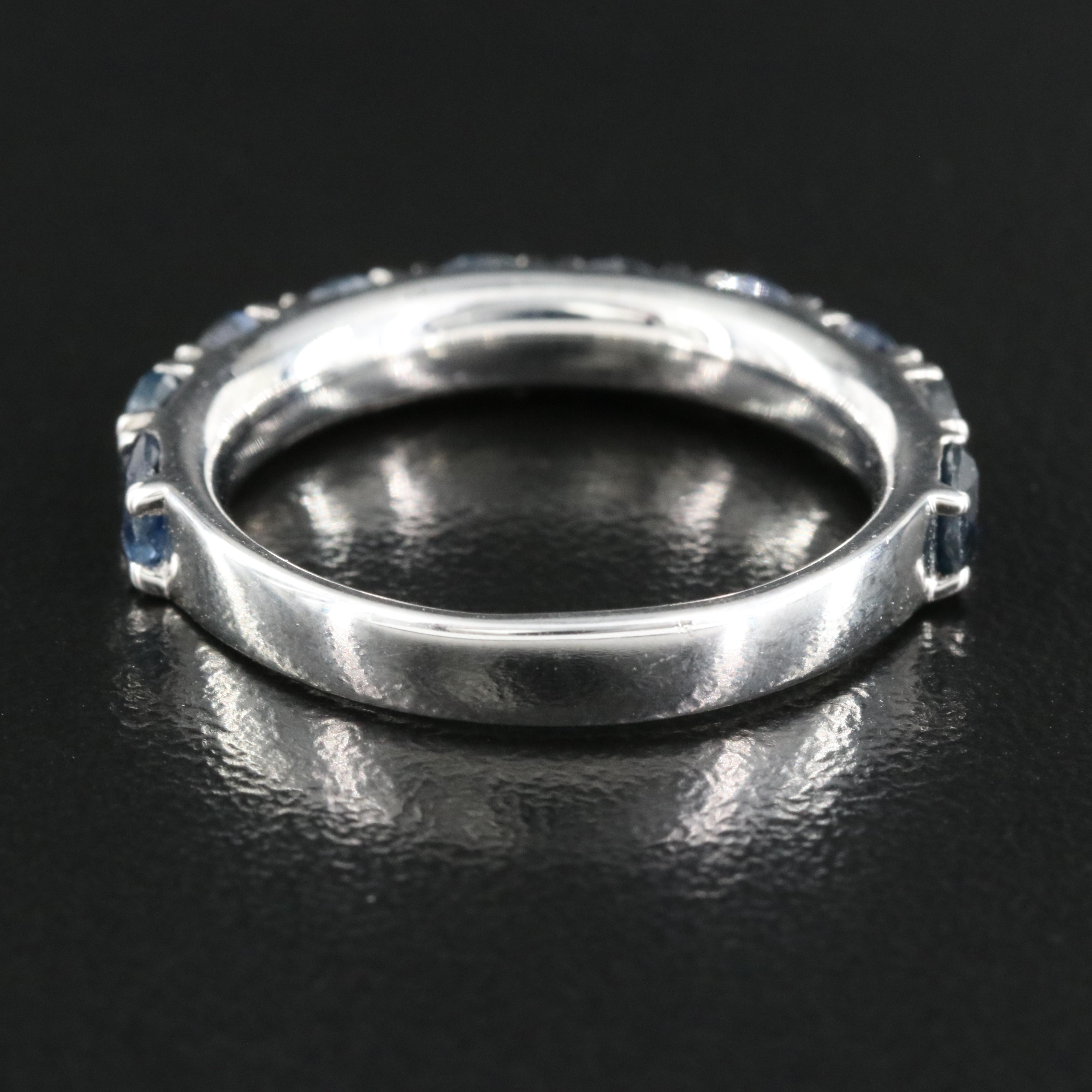 Sterling Sapphire Band