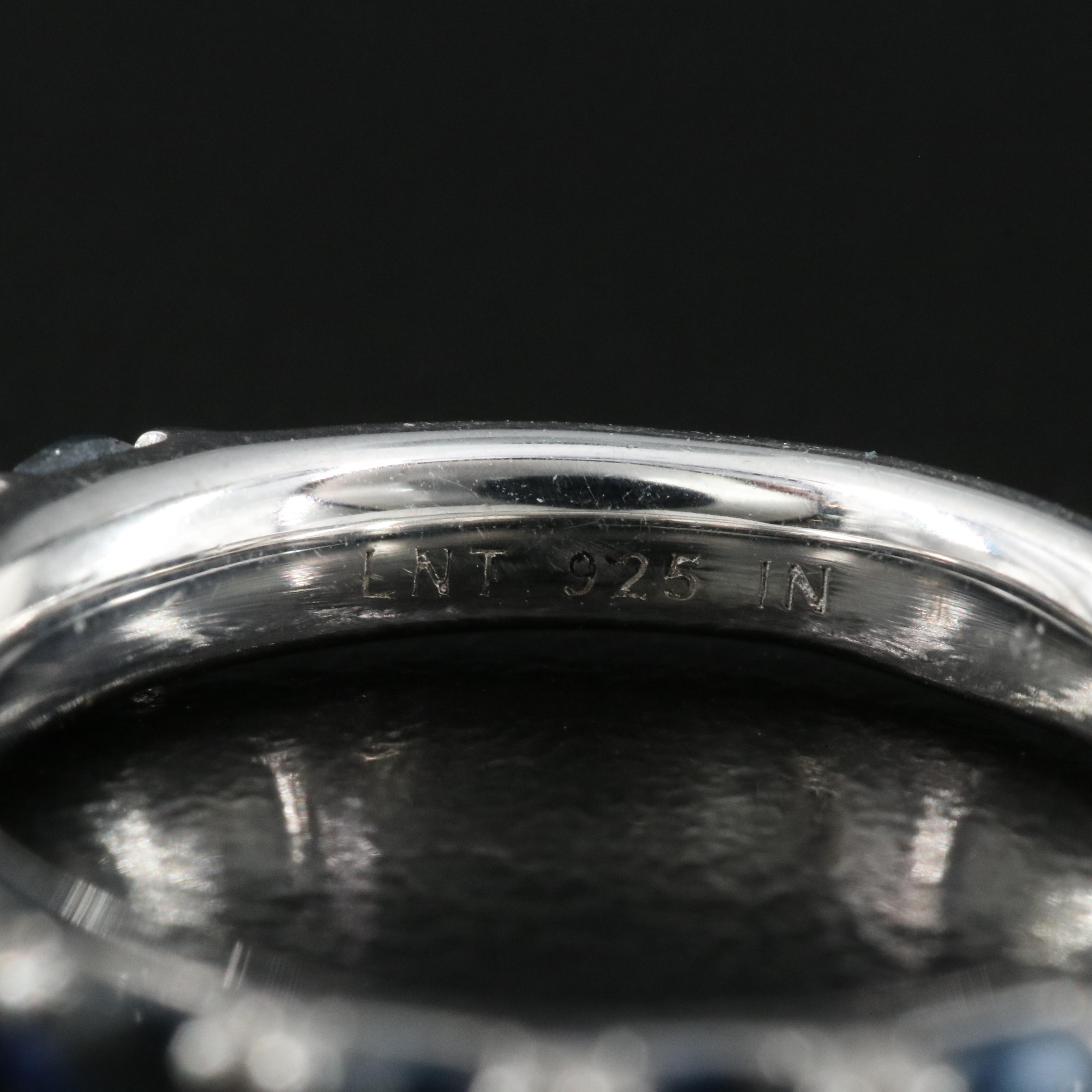 Sterling Sapphire Band