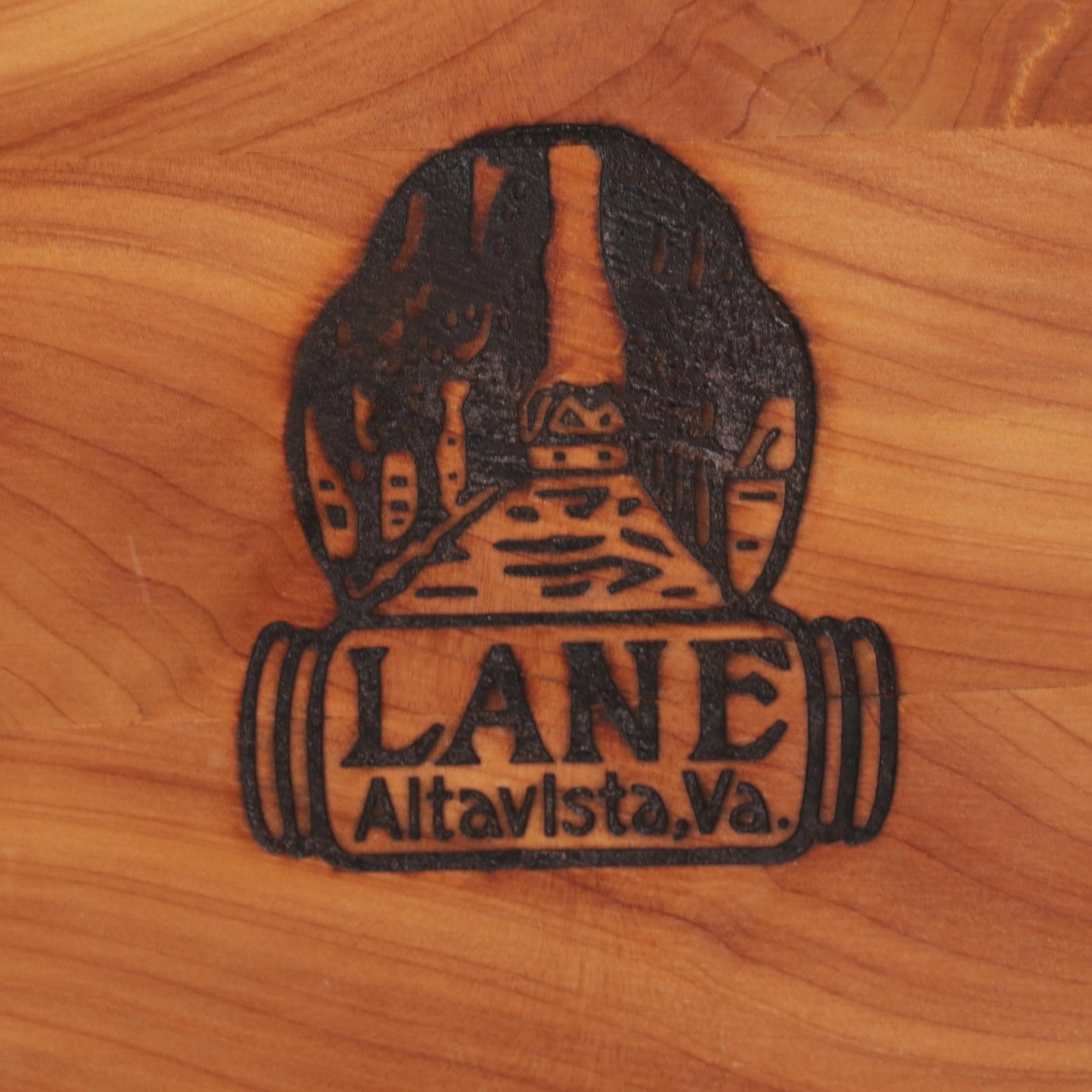 Art Deco Style Lane Aromatite Waterfall Walnut Cedar Trunk