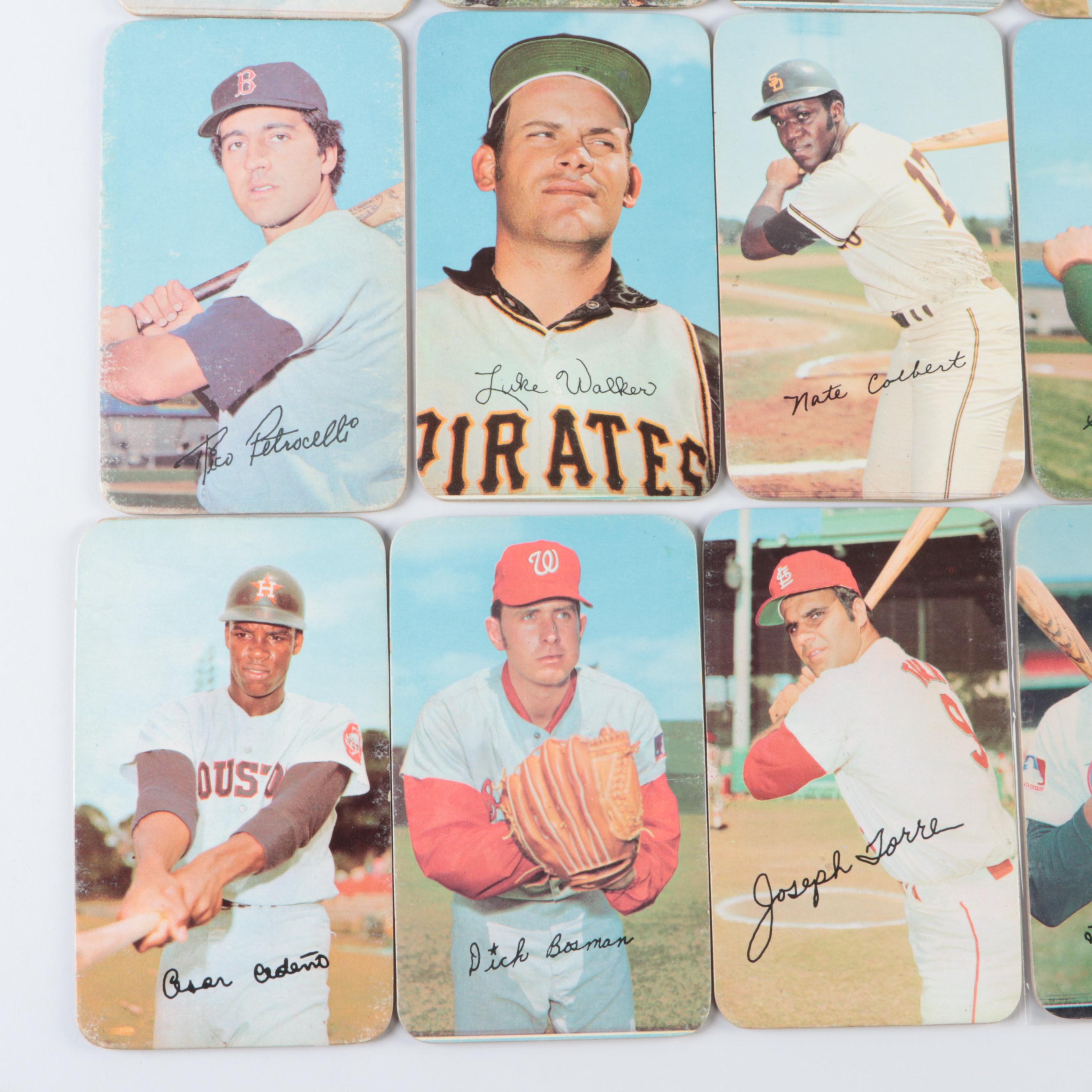 1970-1971 Topps Super Baseball Cards with Hank Aaron, Brooks Robinson and More