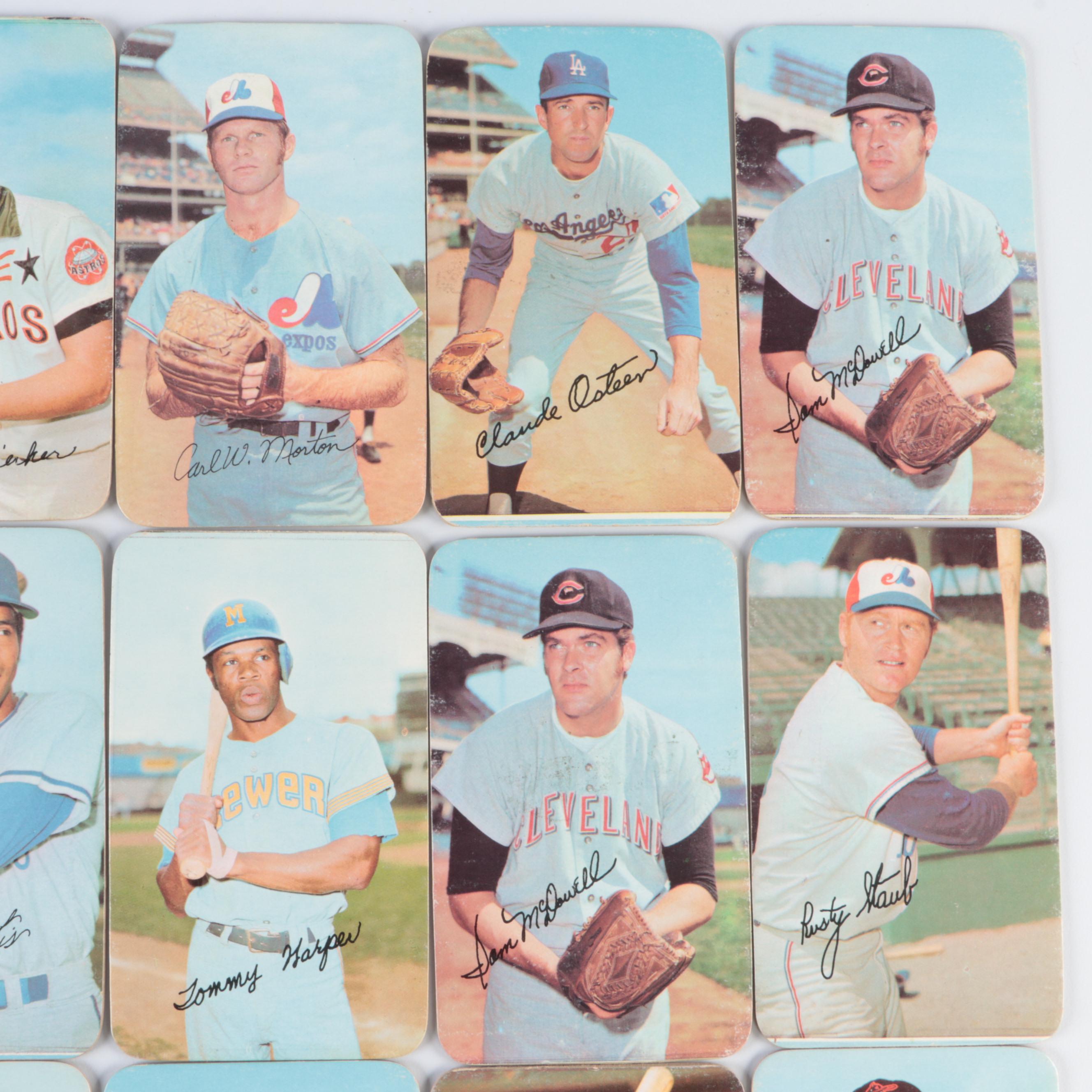 1970-1971 Topps Super Baseball Cards with Hank Aaron, Brooks Robinson and More